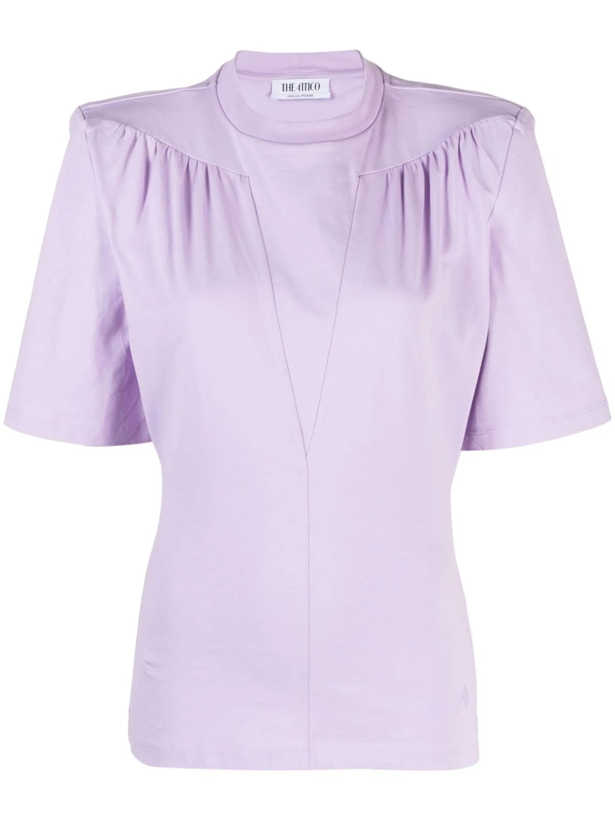 Jewel cut-out cotton T-shirt
