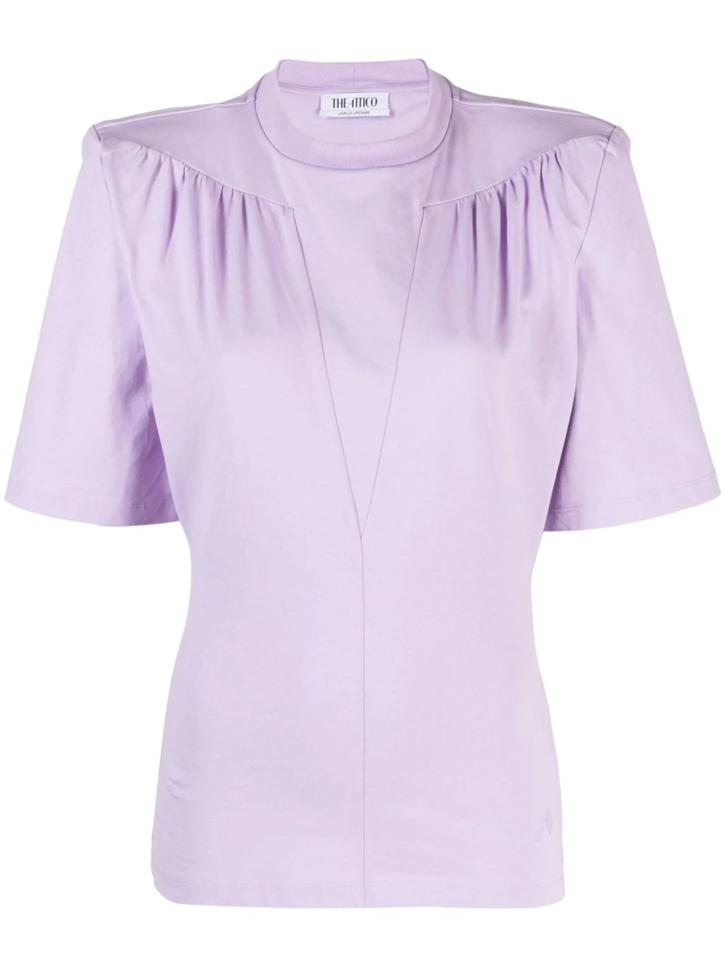 Jewel cut-out cotton T-shirt