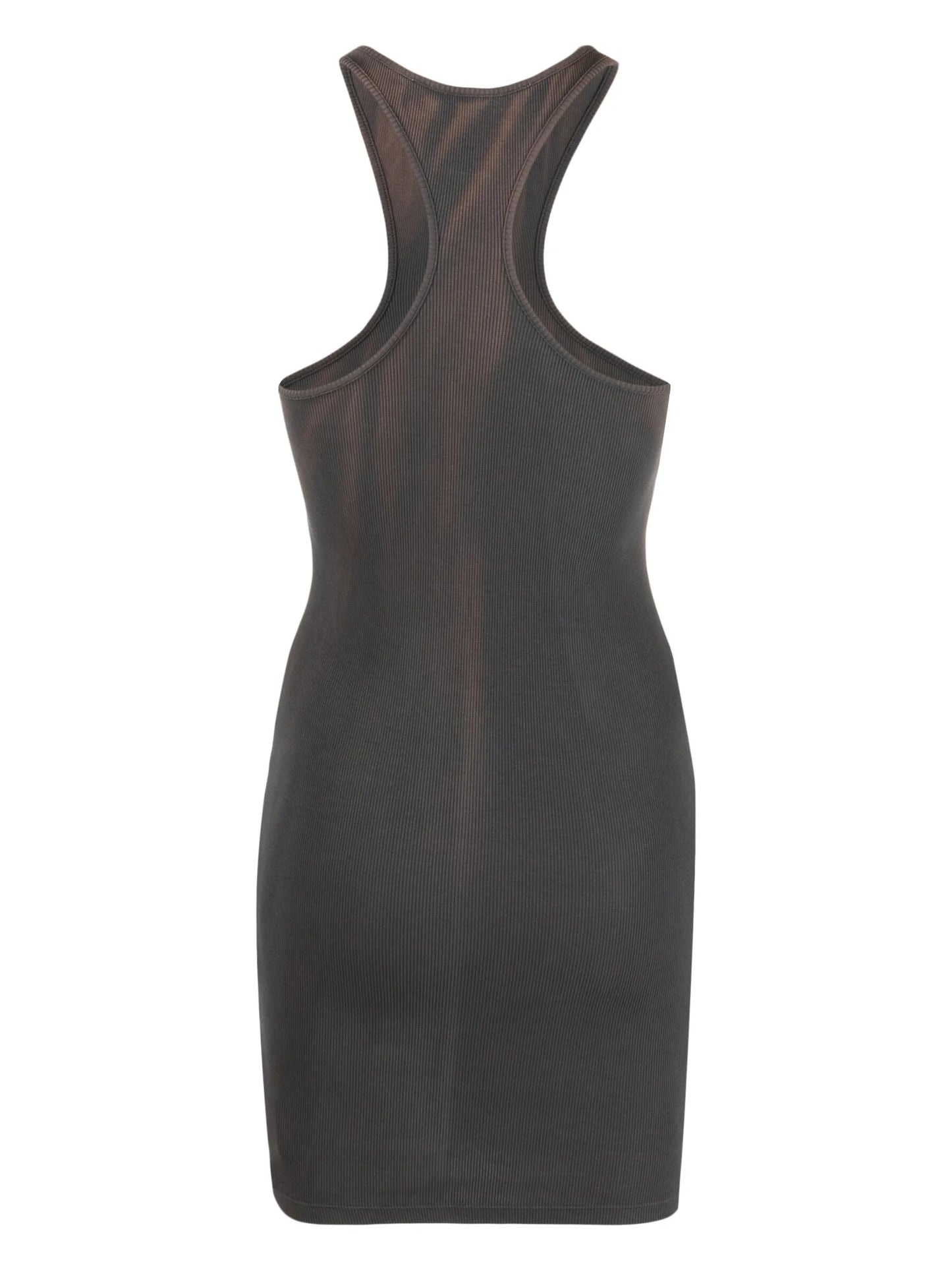 logo-detail tie-dye sleeveless minidress