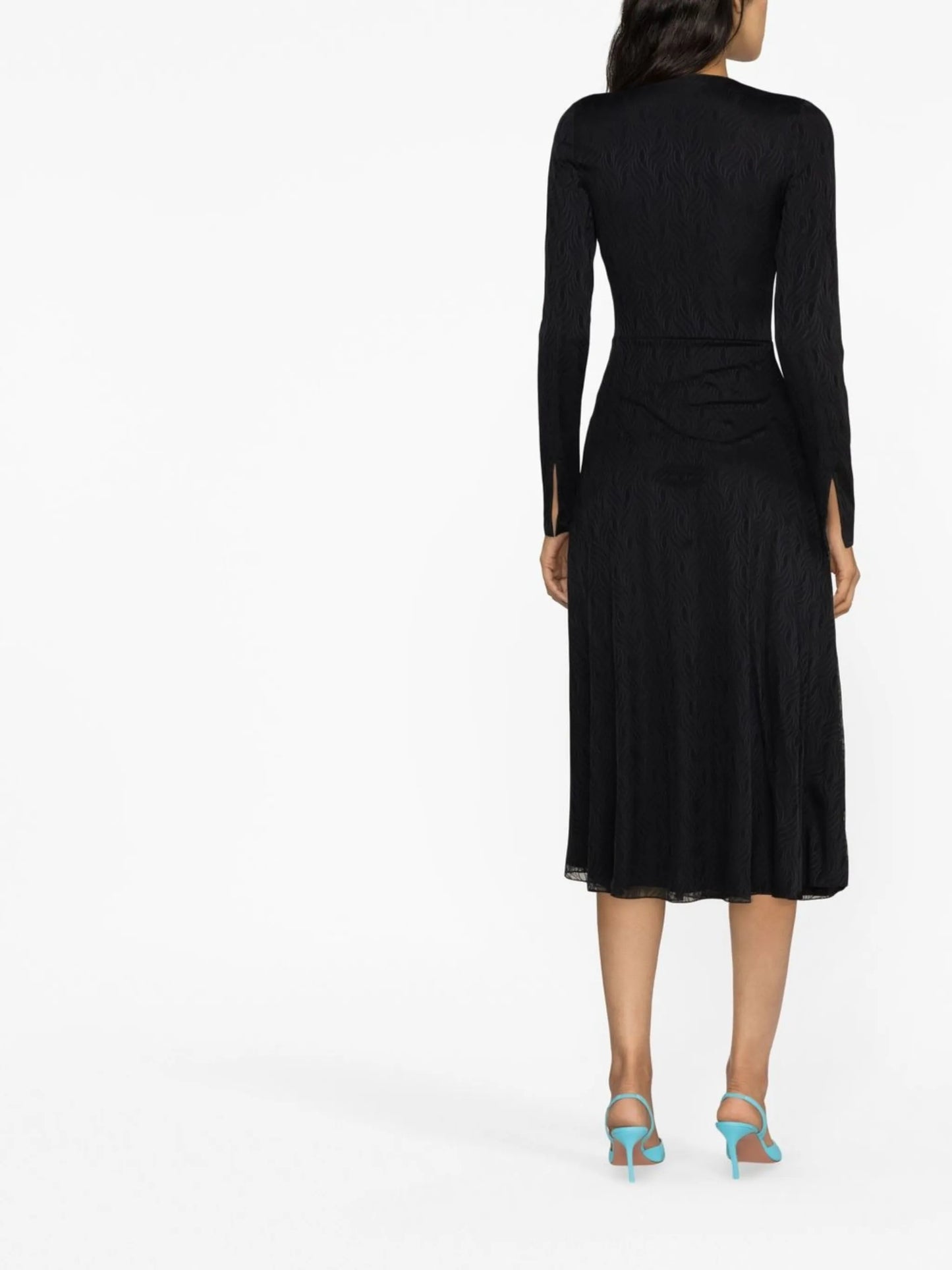 Sierra ruched-detail midi dress