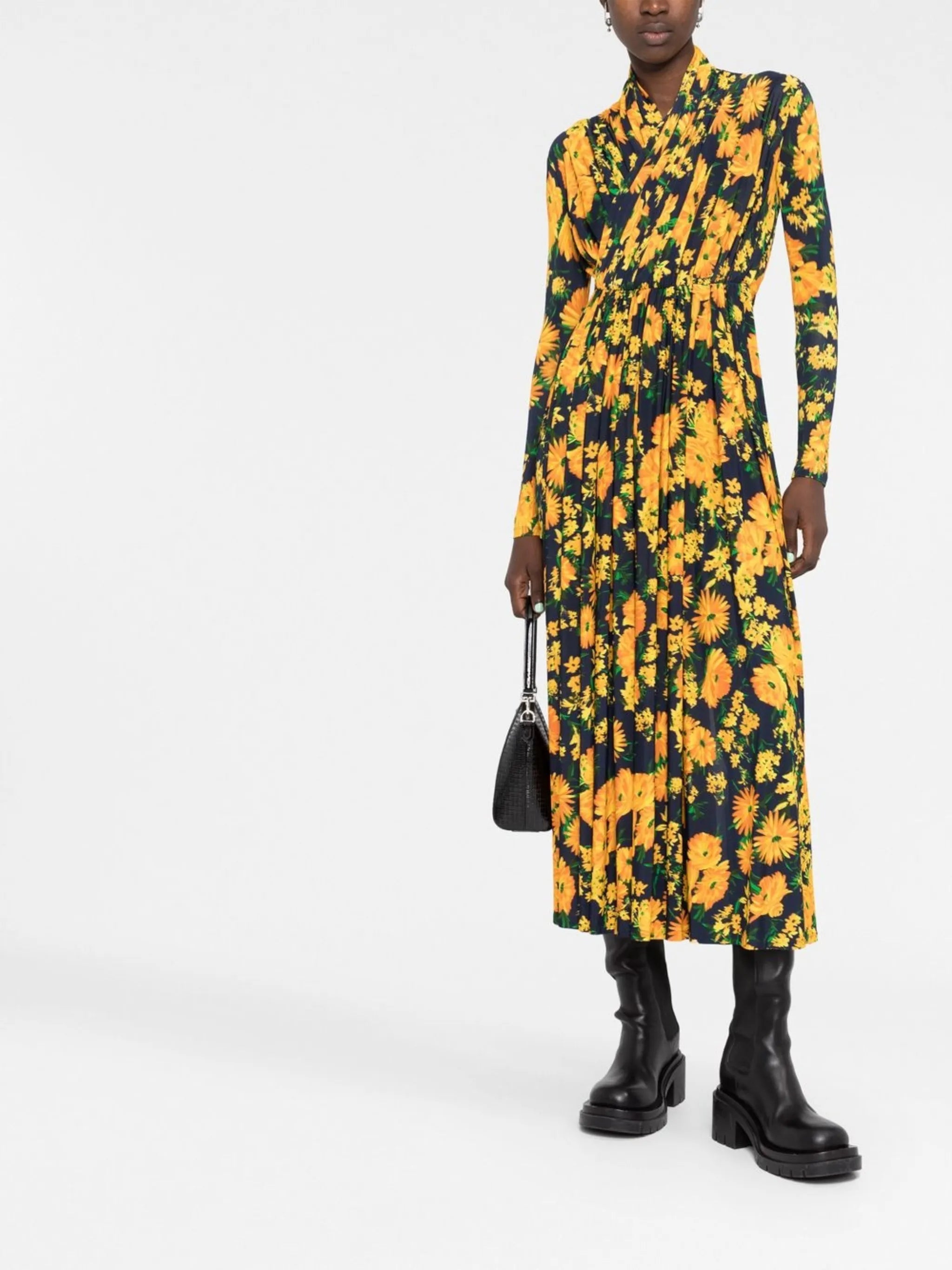floral-print playsuit