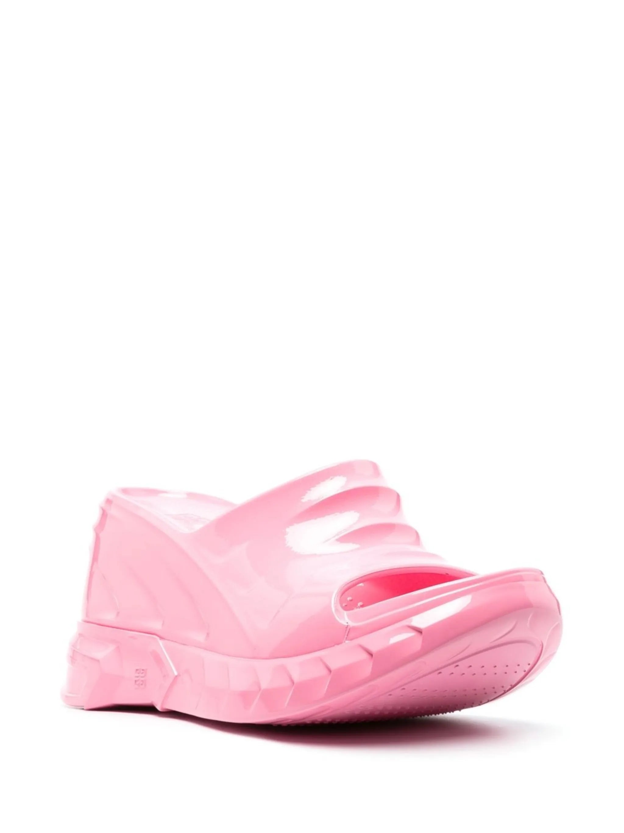 Marshmallow wedge sandals