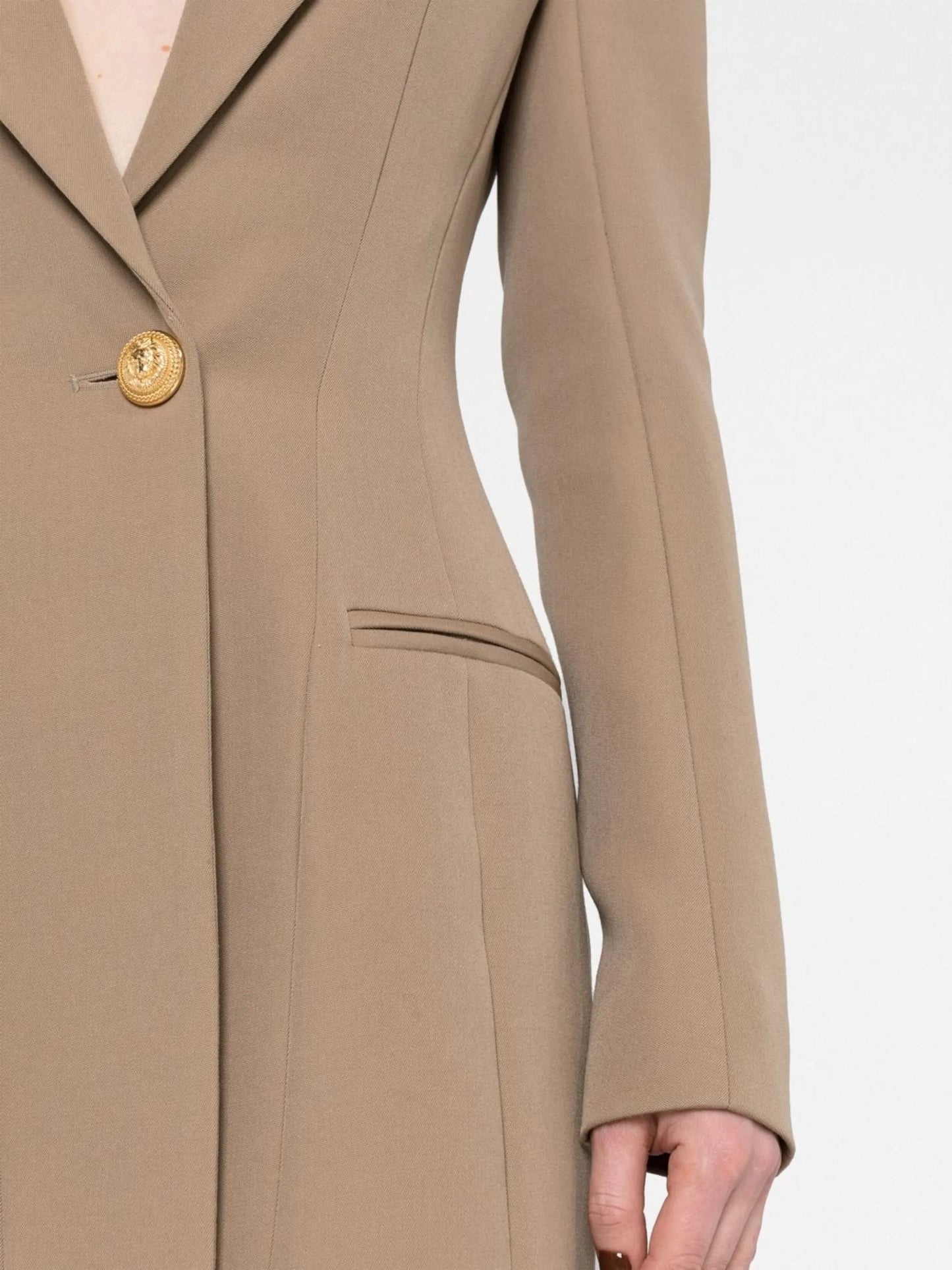 single-breasted blazer dress