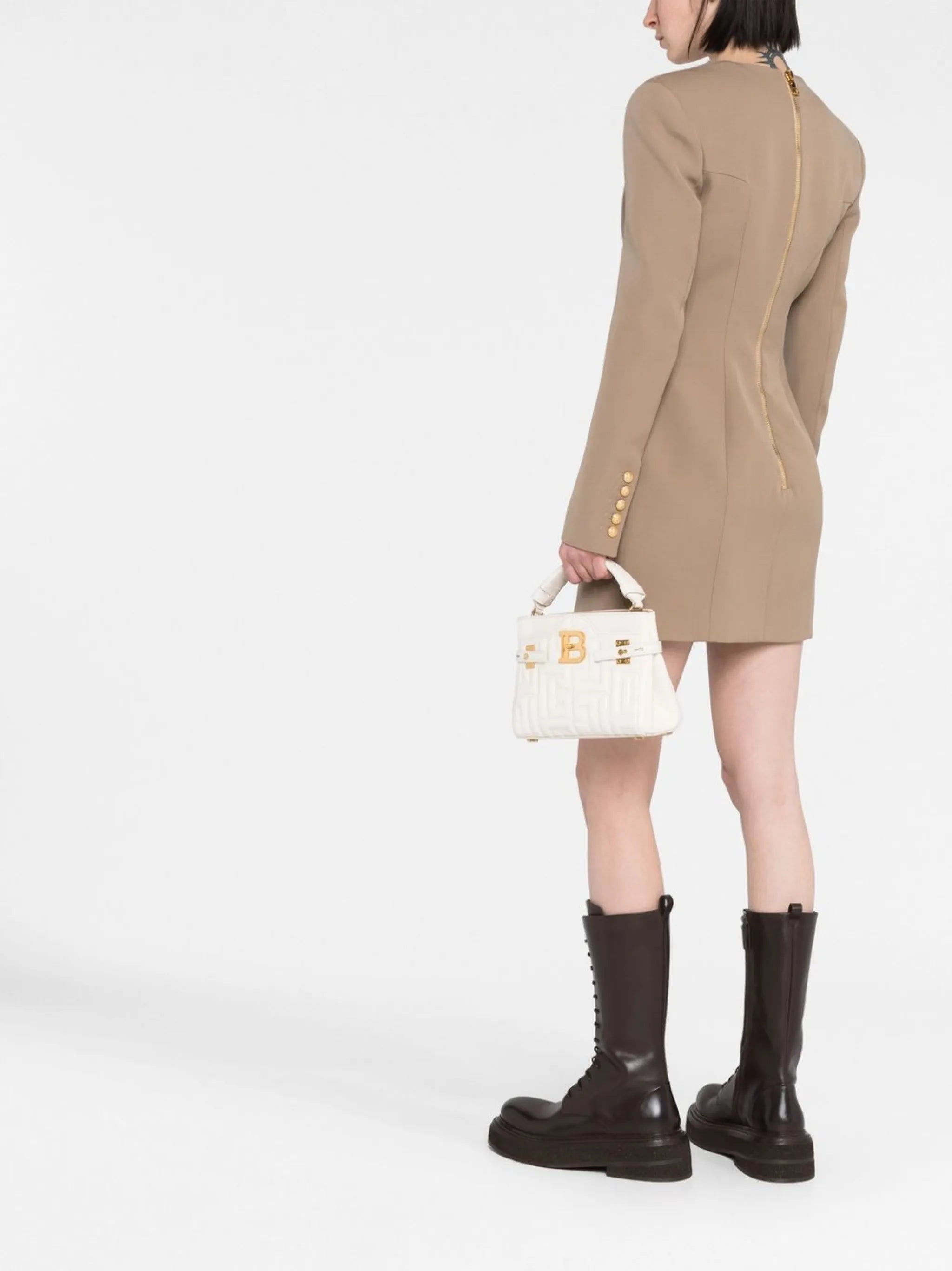 single-breasted blazer dress