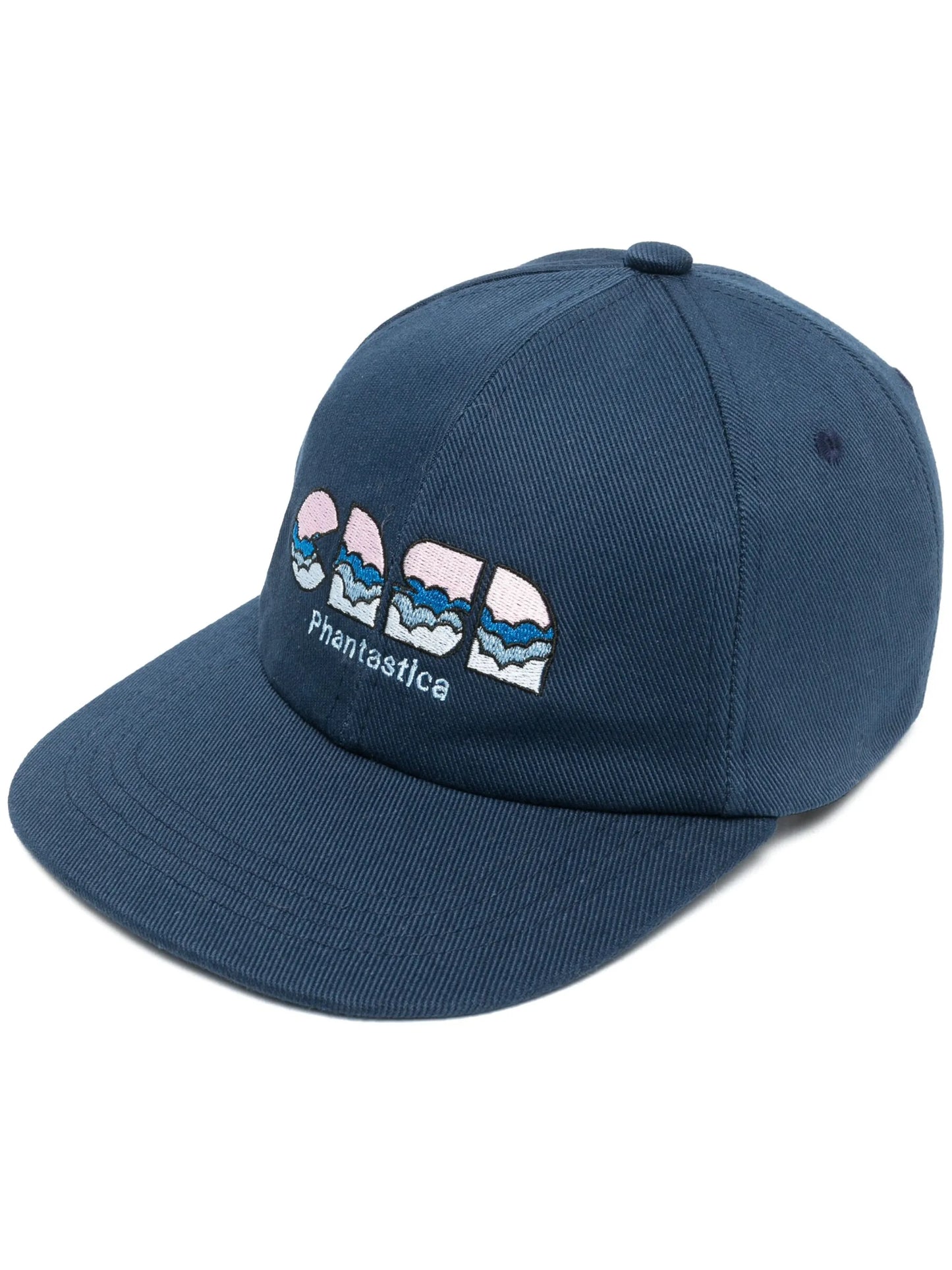 Clouds embroidered-logo baseball cap