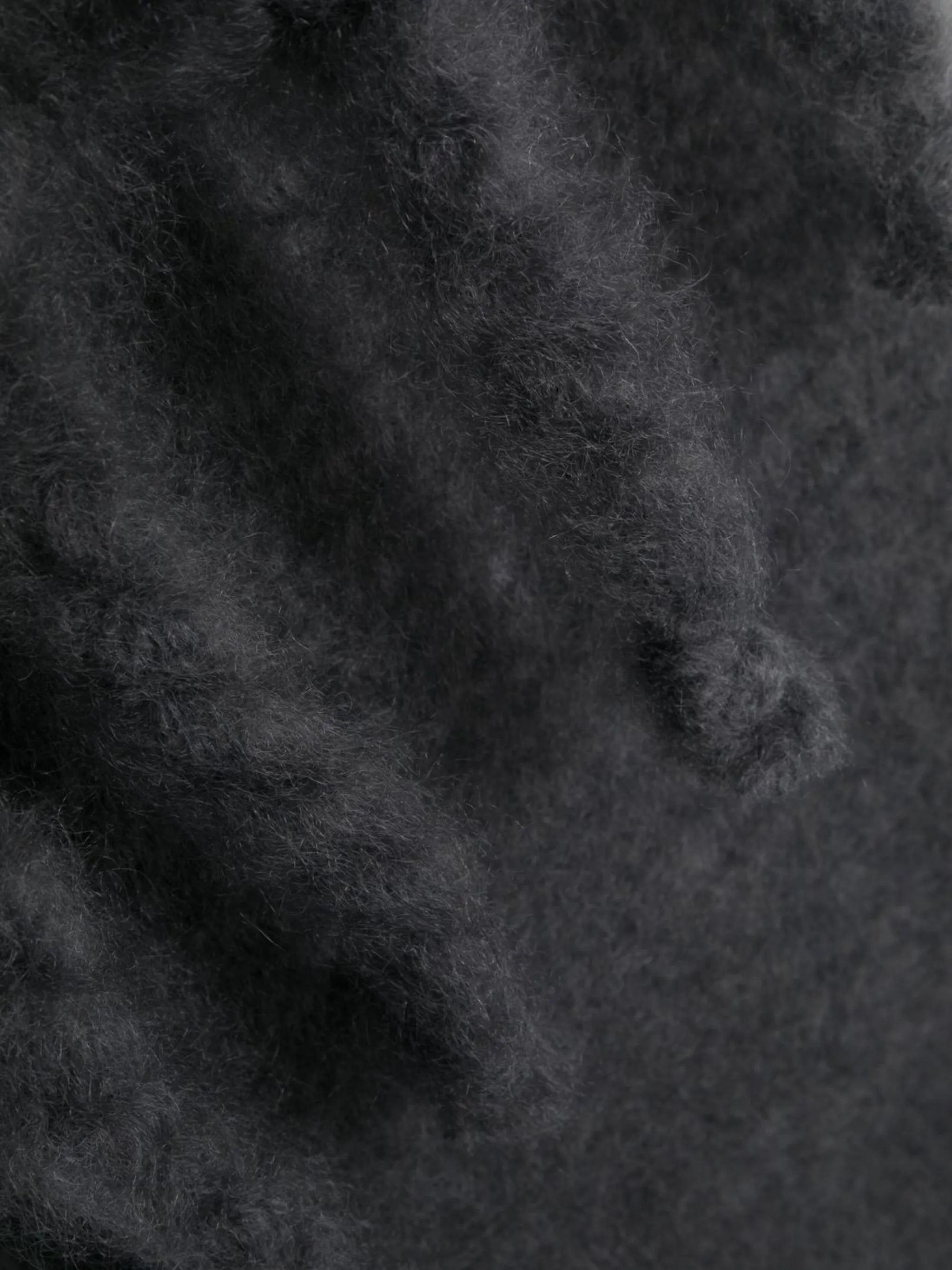 chunky logo-patch scarf