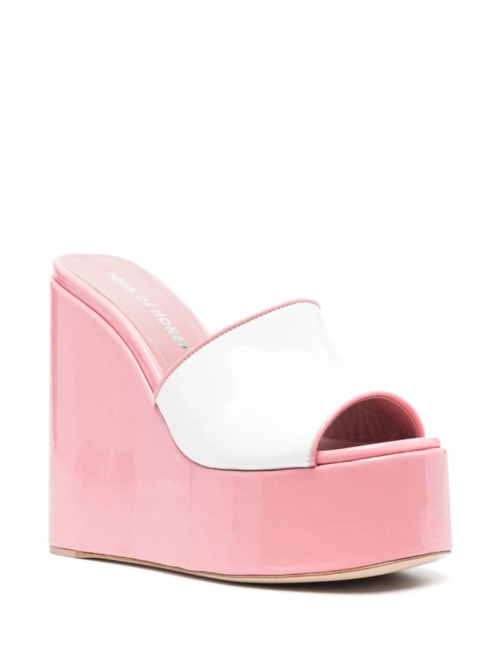 platform wedged sandals