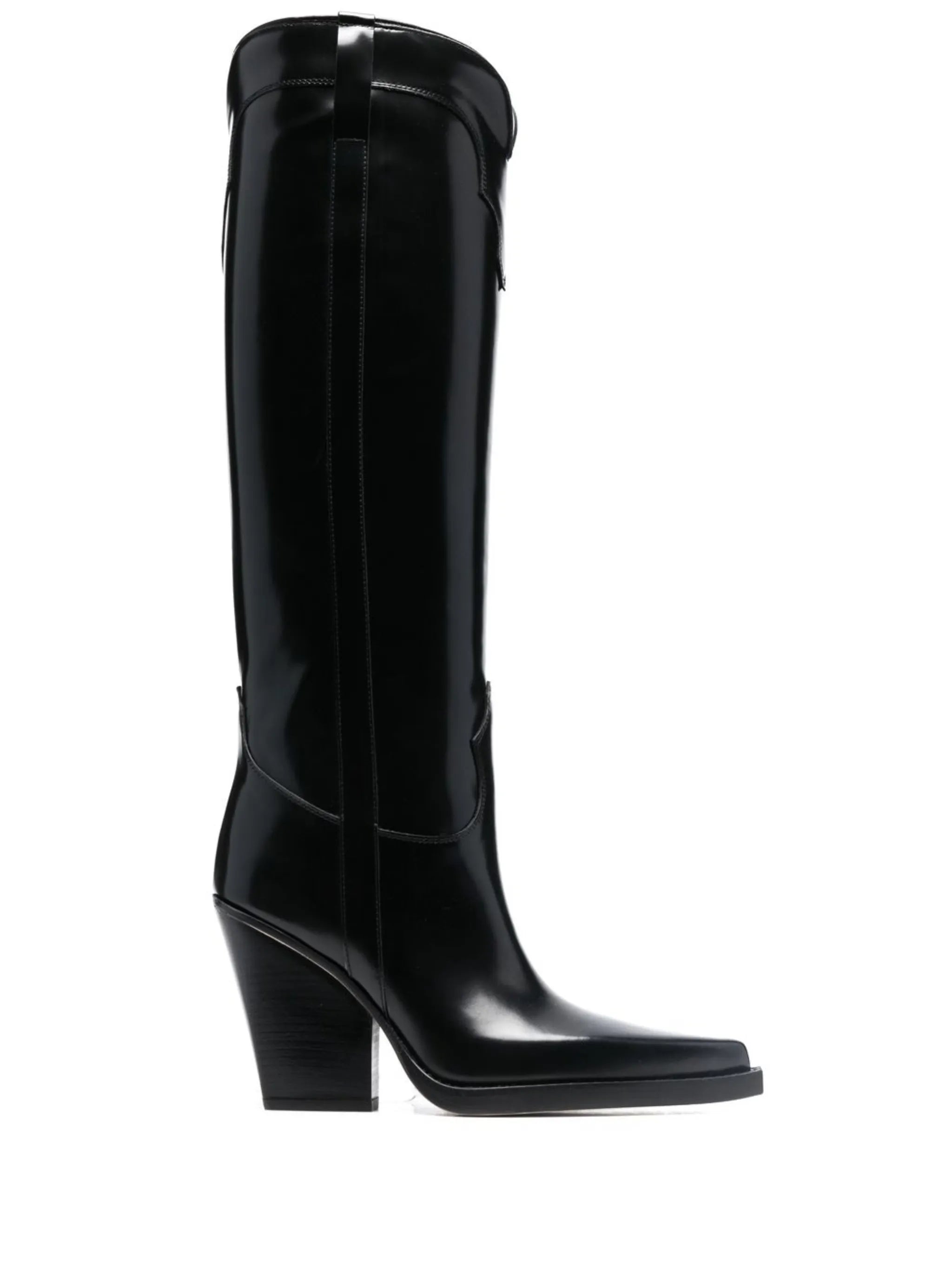 90mm pointed-toe knee-high boots