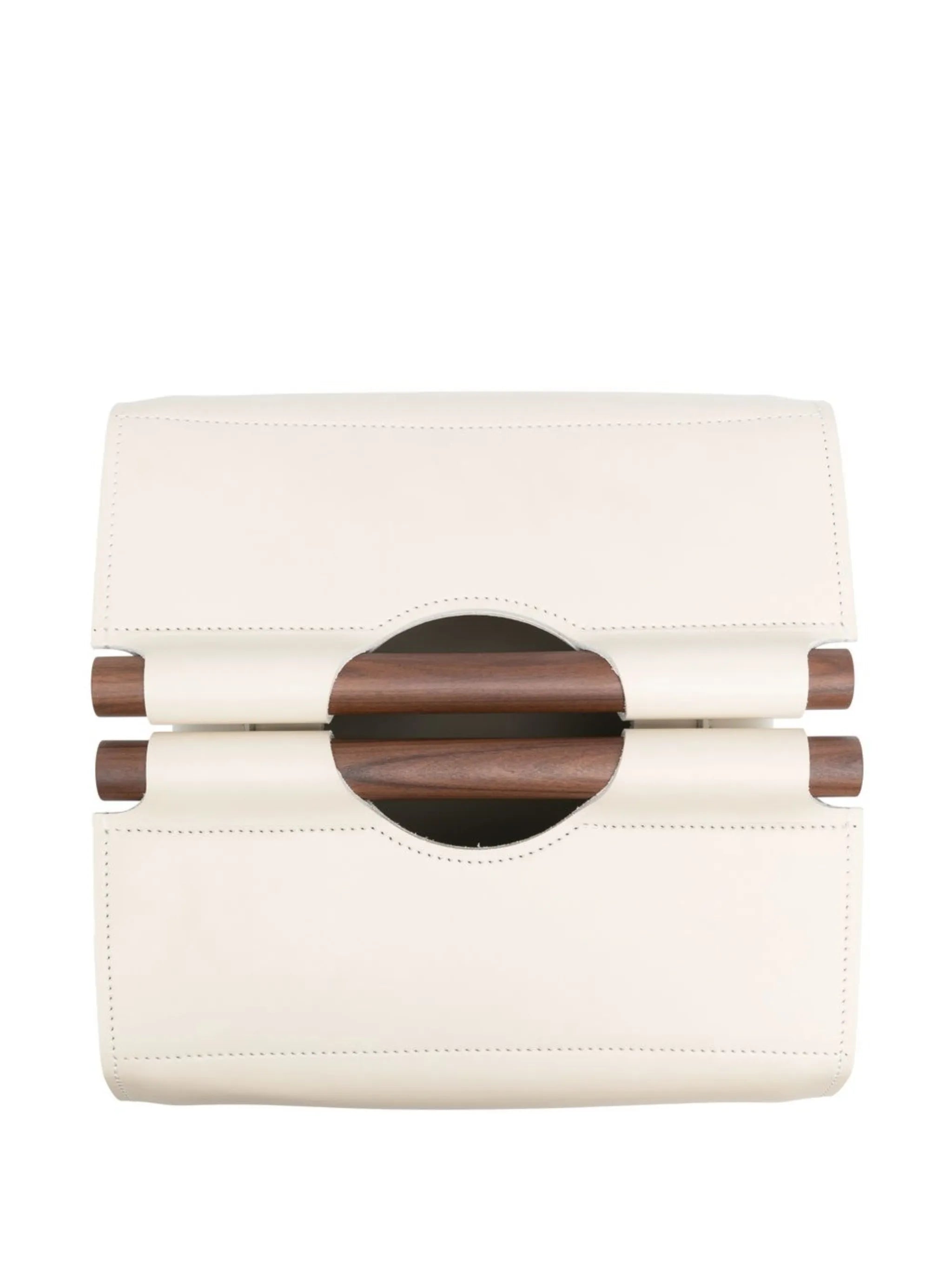 Jota leather storage basket
