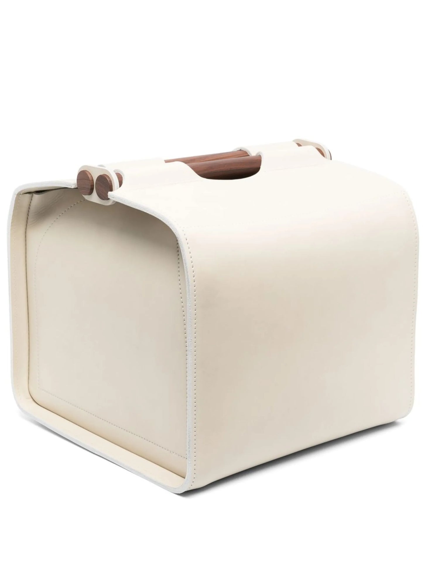 Jota leather storage basket