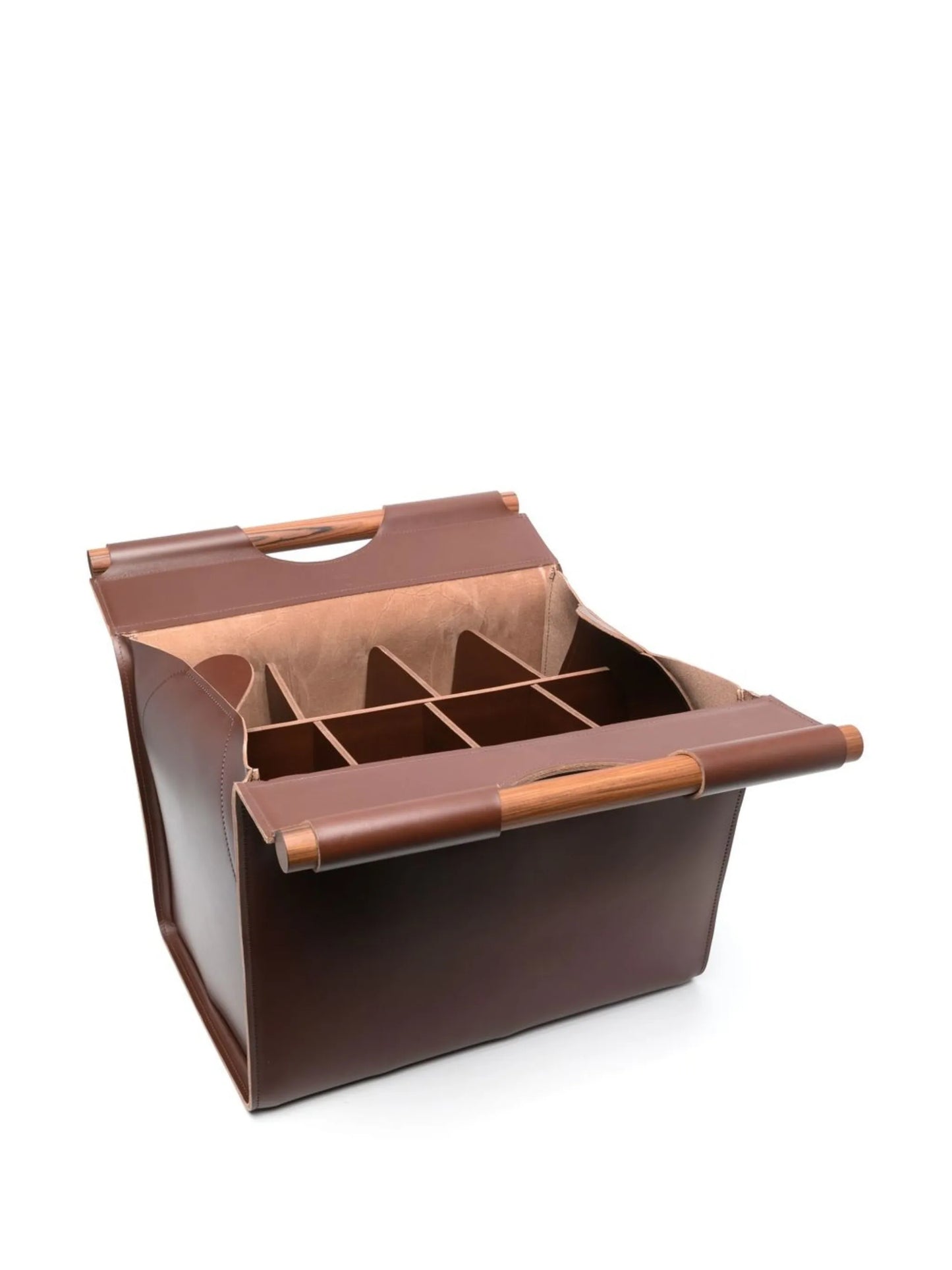 Jota leather storage basket