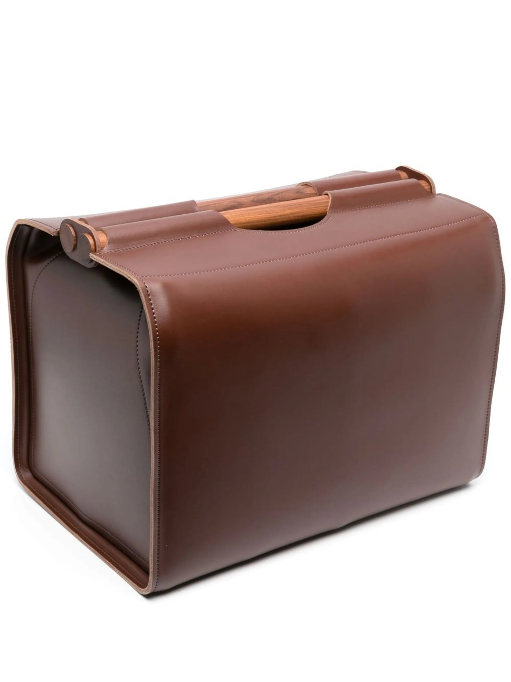 Jota leather storage basket