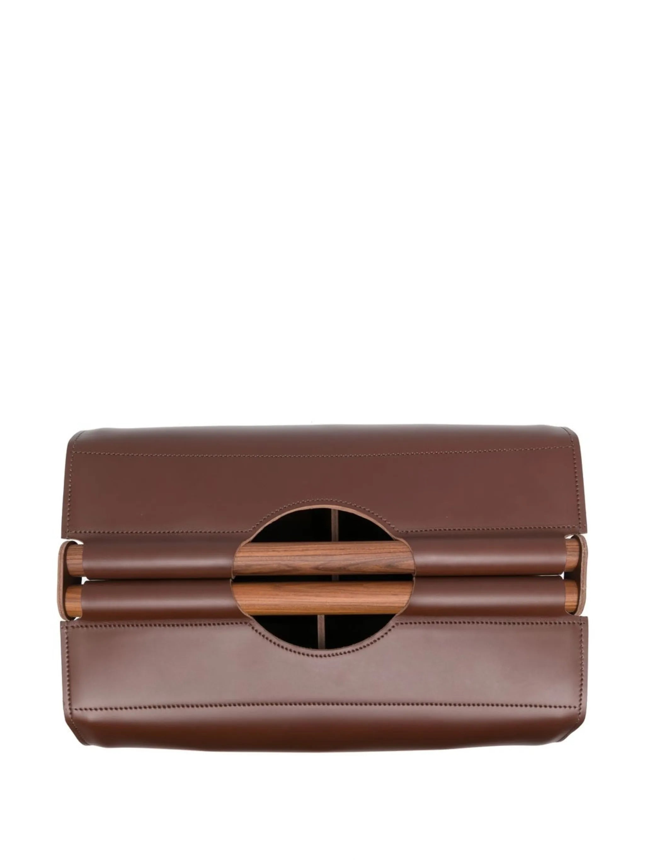 Jota leather storage basket