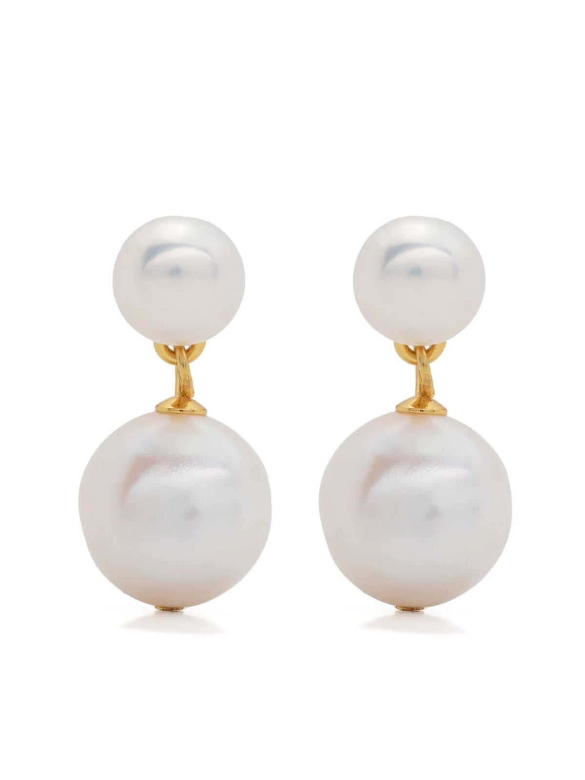 pearl drop stud earring