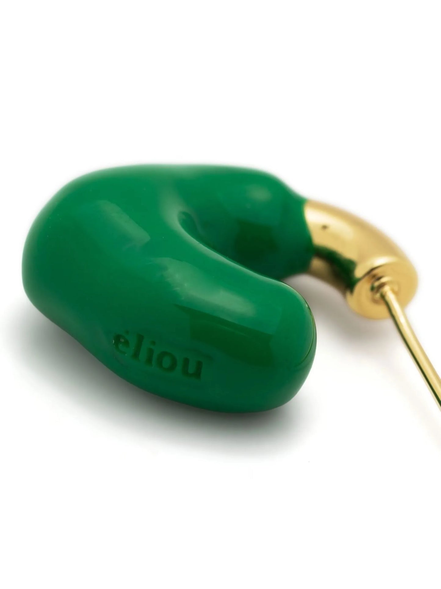 resin dip hoop earring