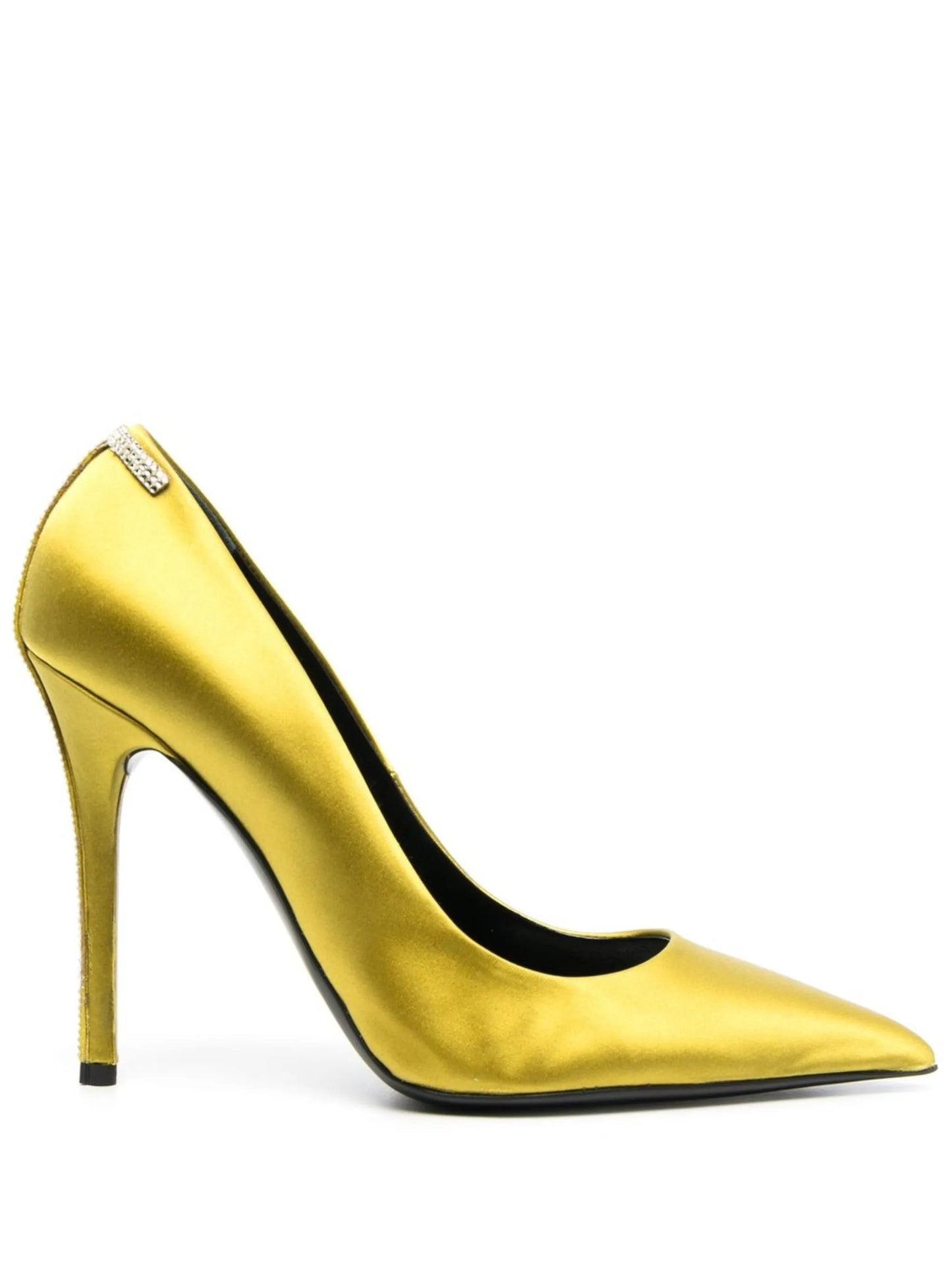120mm satin-finish pumps