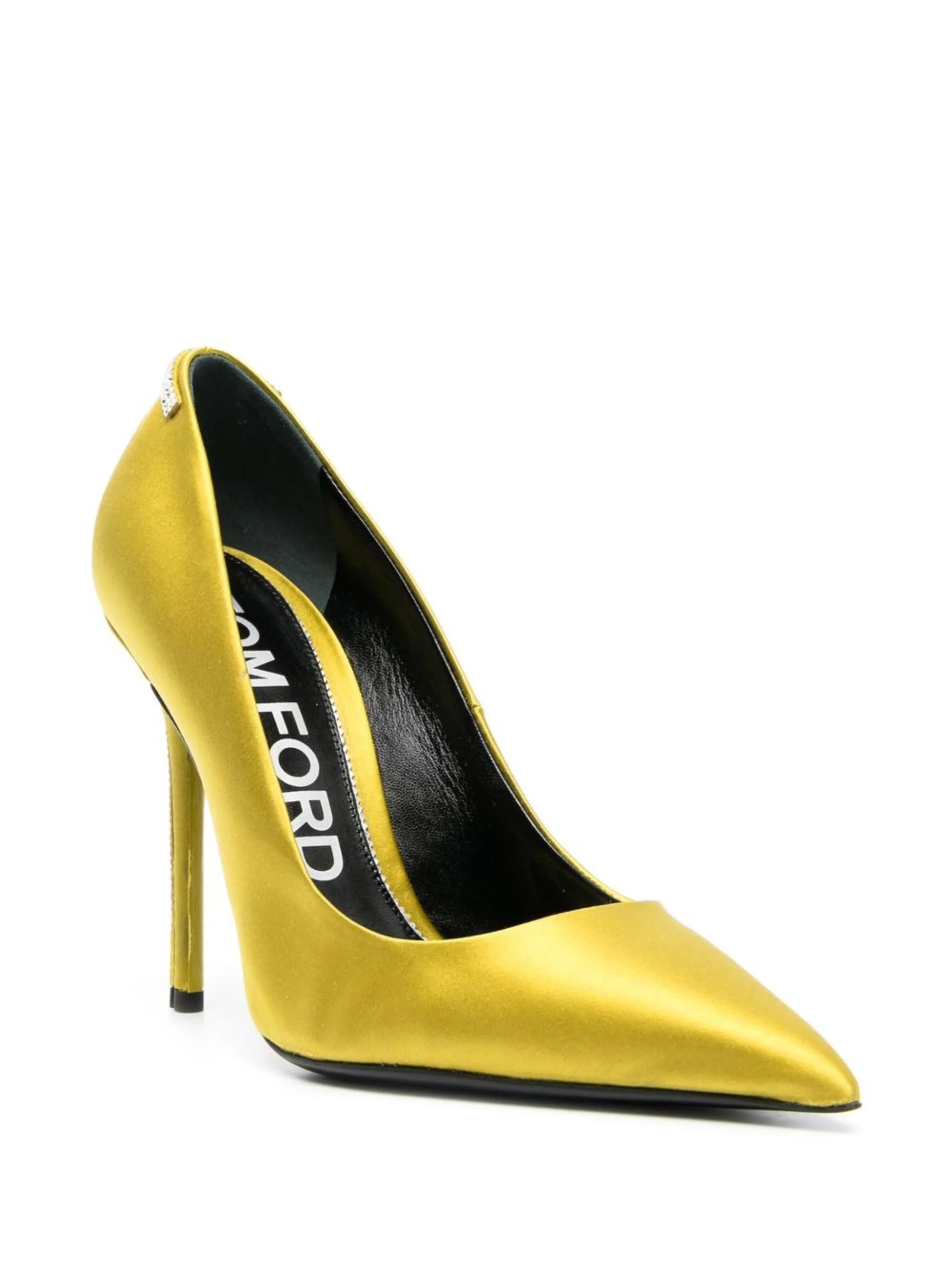 120mm satin-finish pumps