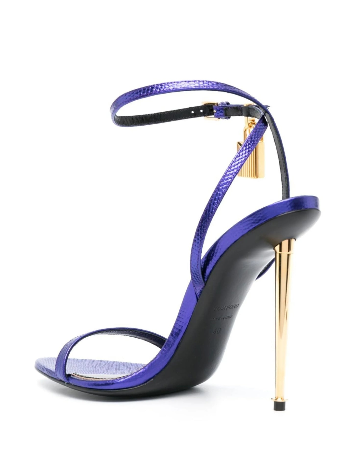 120mm padlock ankle-strap sandals