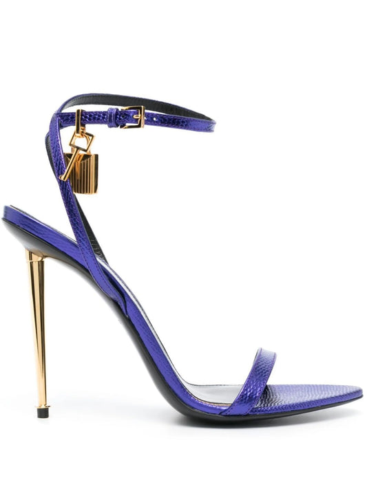 120mm padlock ankle-strap sandals