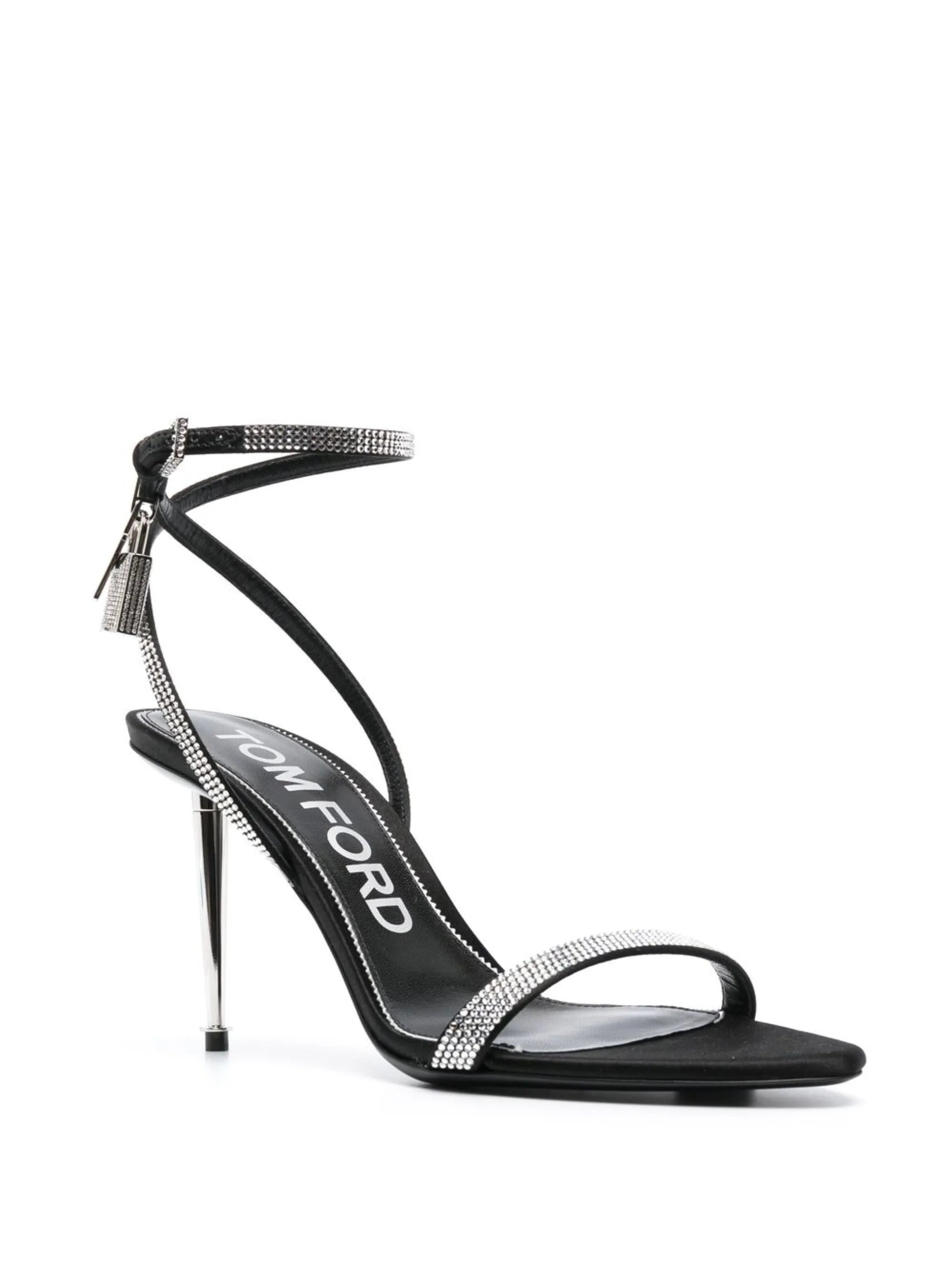 105mm crystal-embellished sandals