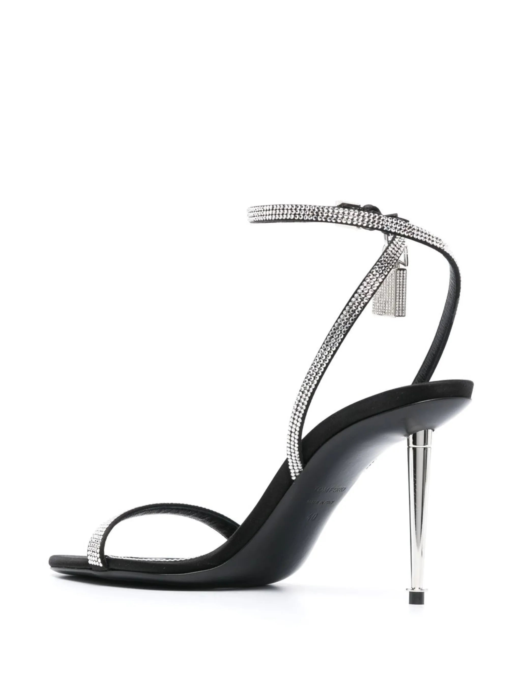 105mm crystal-embellished sandals