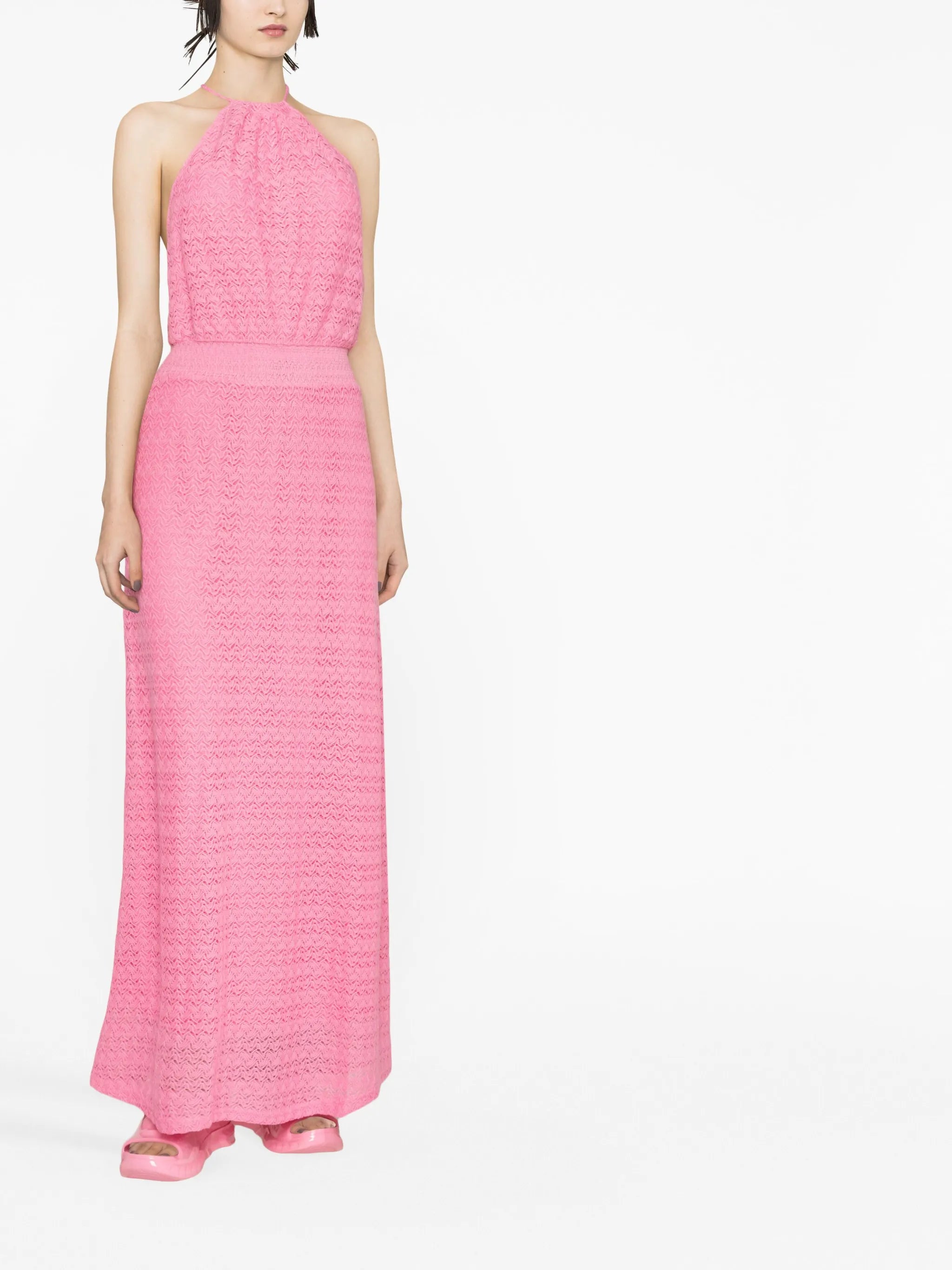 Maeva halterneck maxi dress