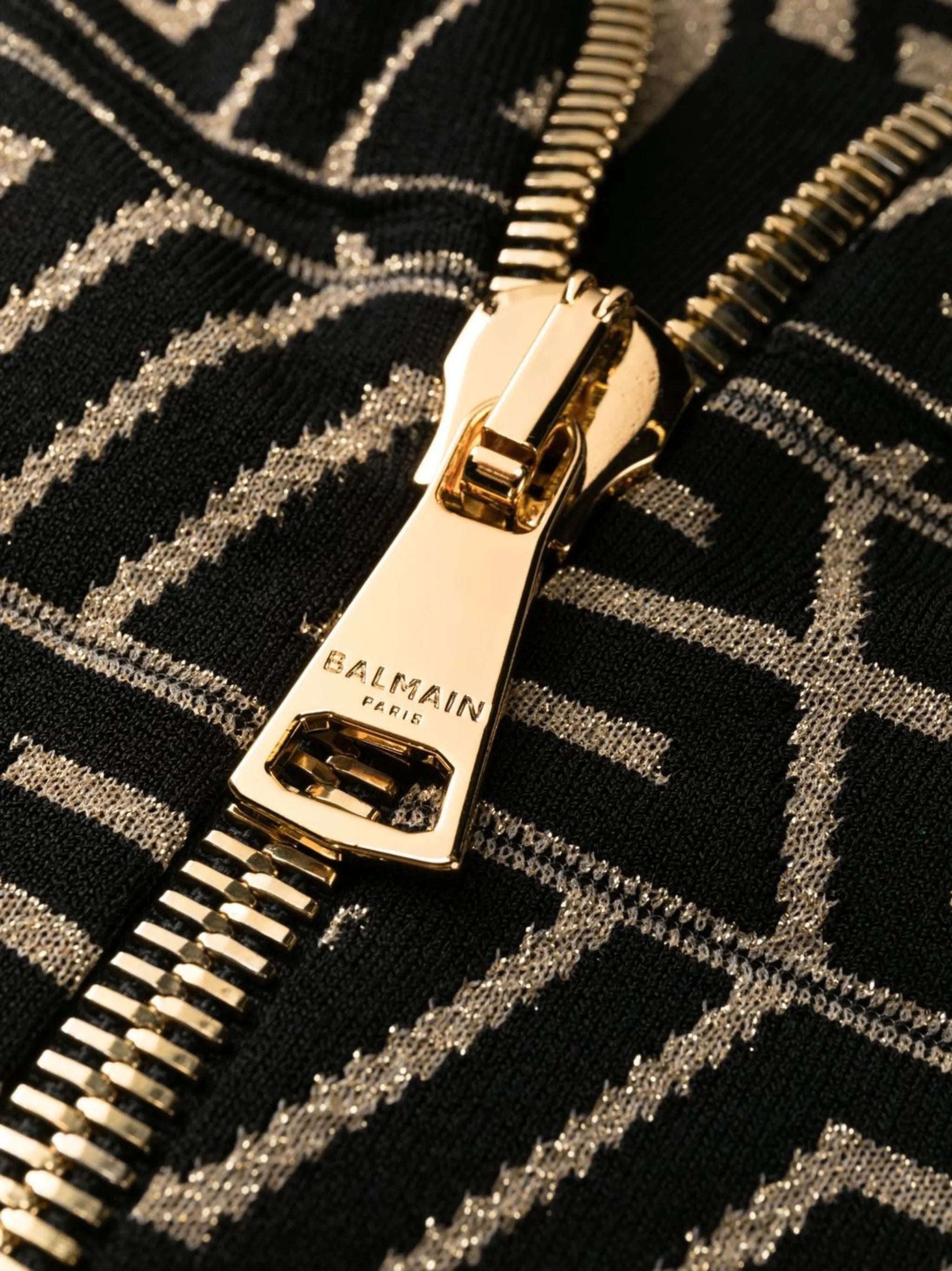 logo-jacquard halterneck dress