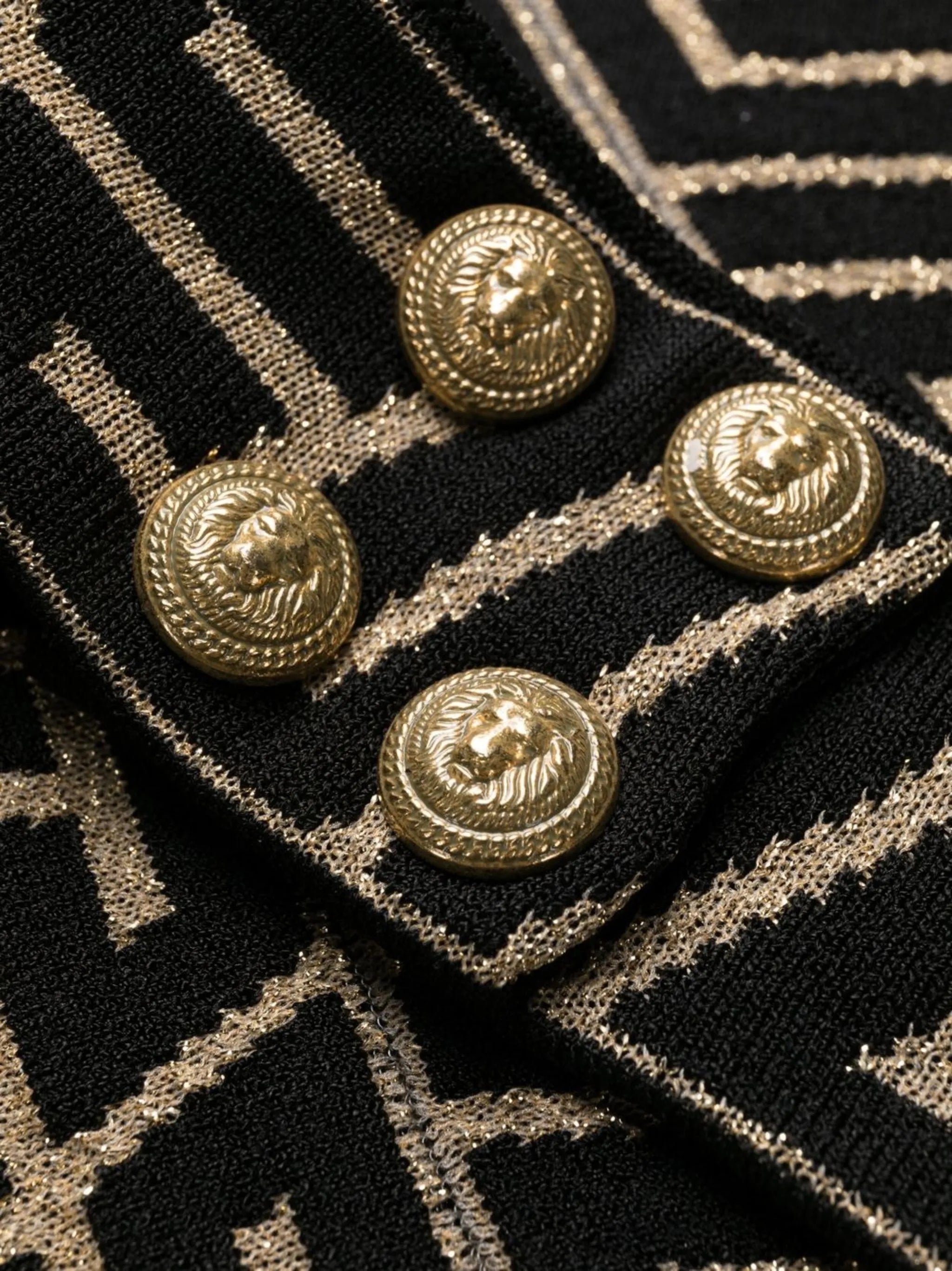 logo-jacquard halterneck dress
