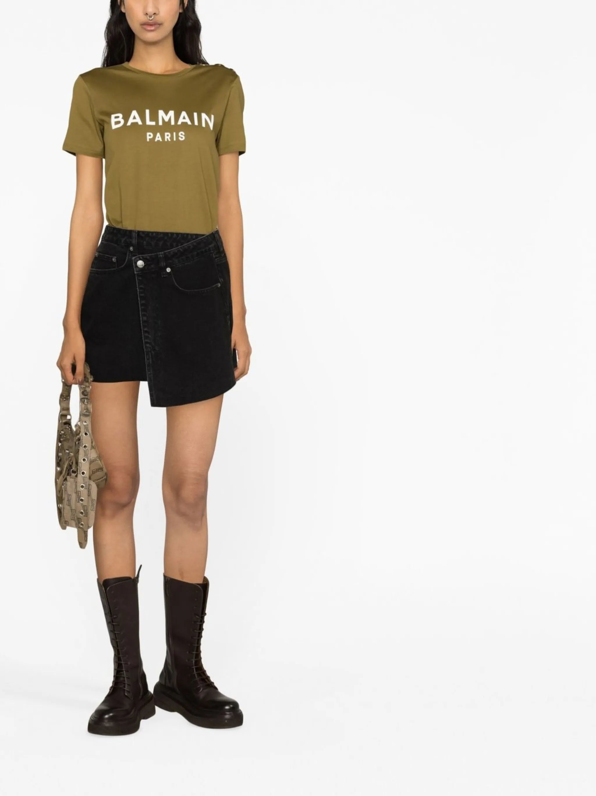 logo-print cotton T-shirt
