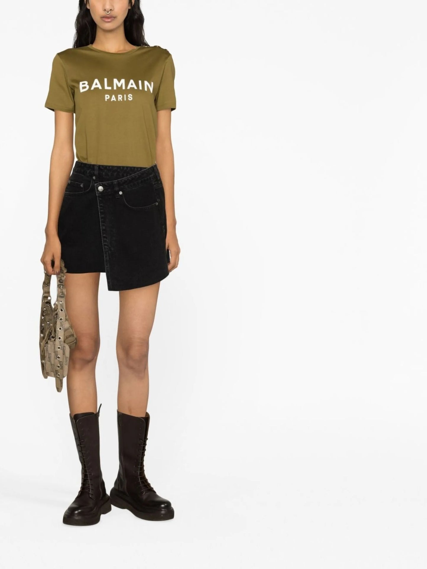 logo-print cotton T-shirt