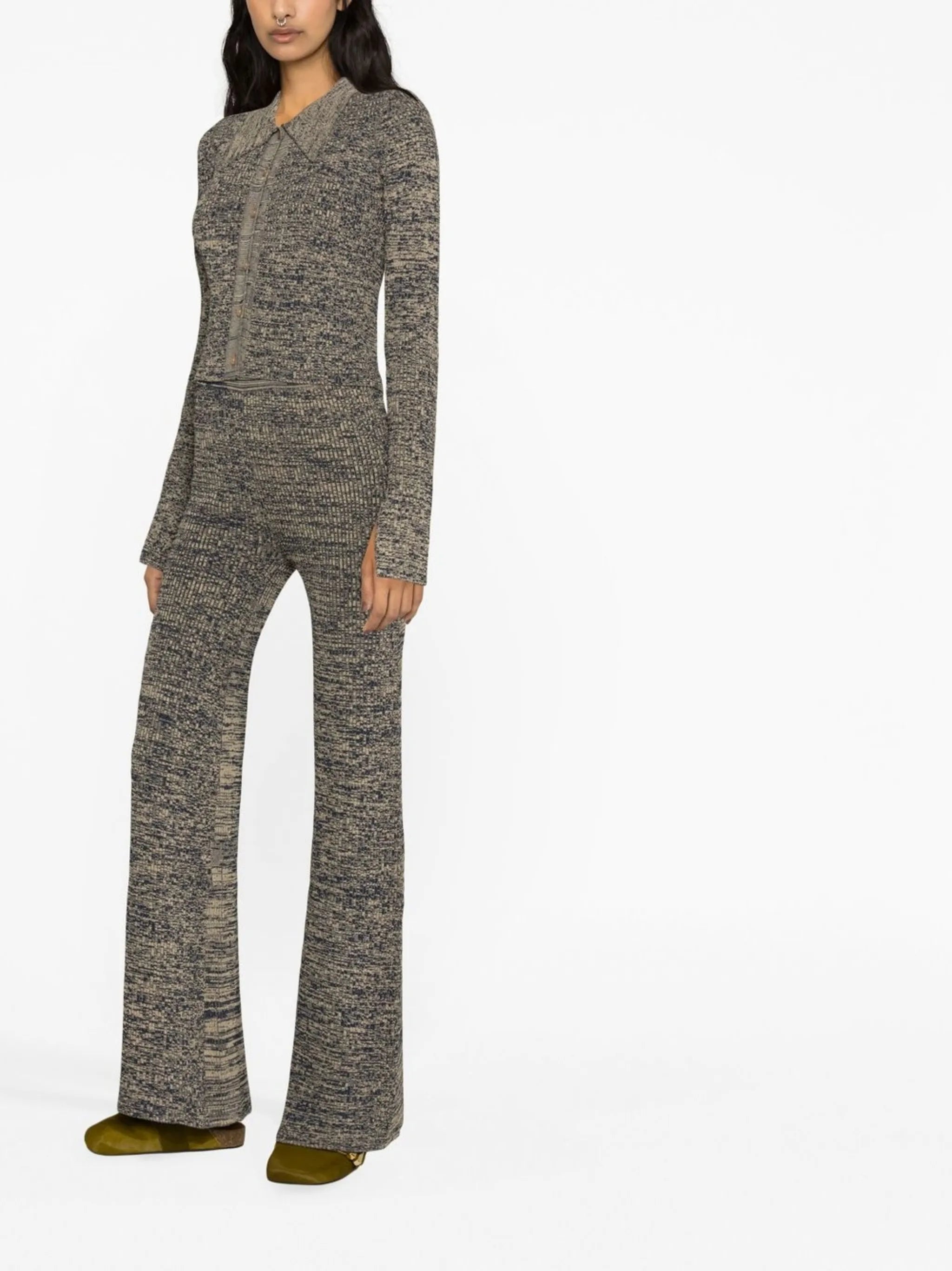 Kulia mélange-effect cardigan