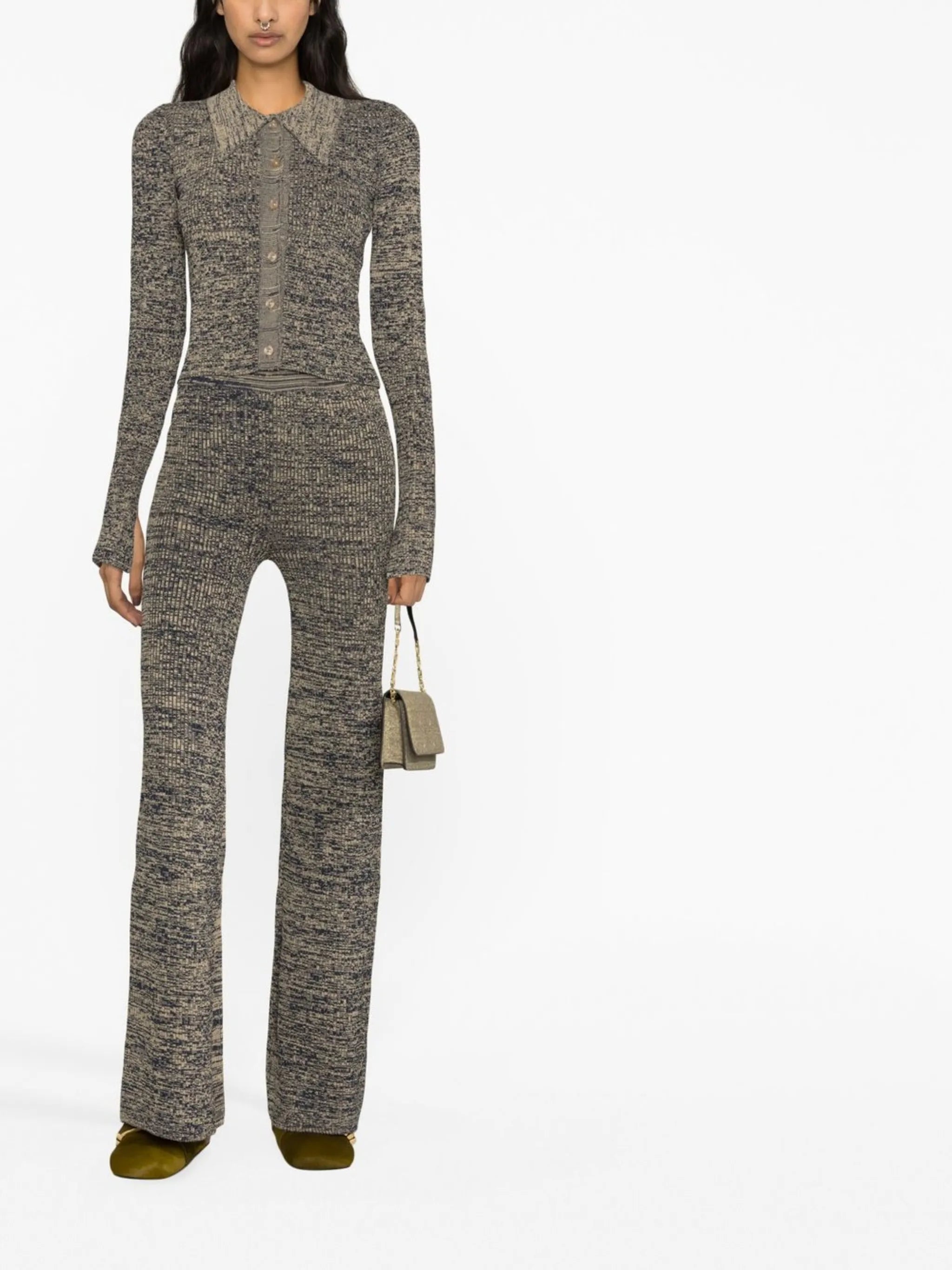 Kulia mélange-effect cardigan