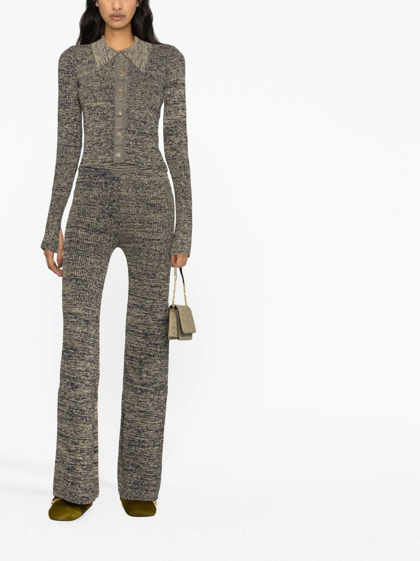 Kulia mélange-effect cardigan
