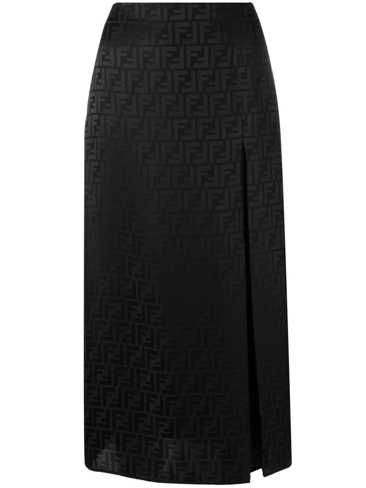 FF high-waisted midi skirt