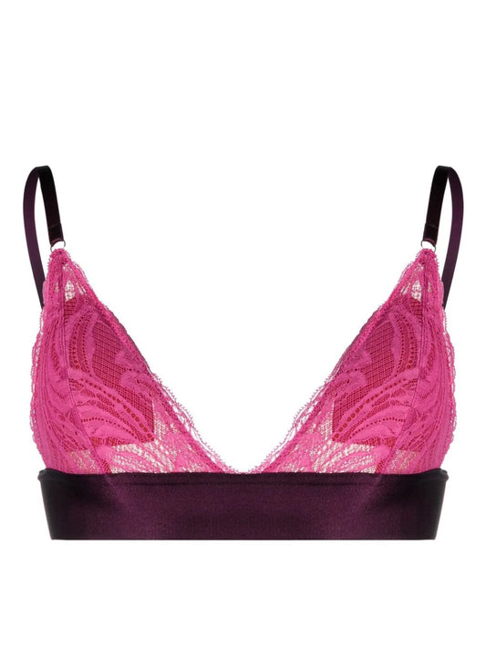 Alba lace padded triangle bra