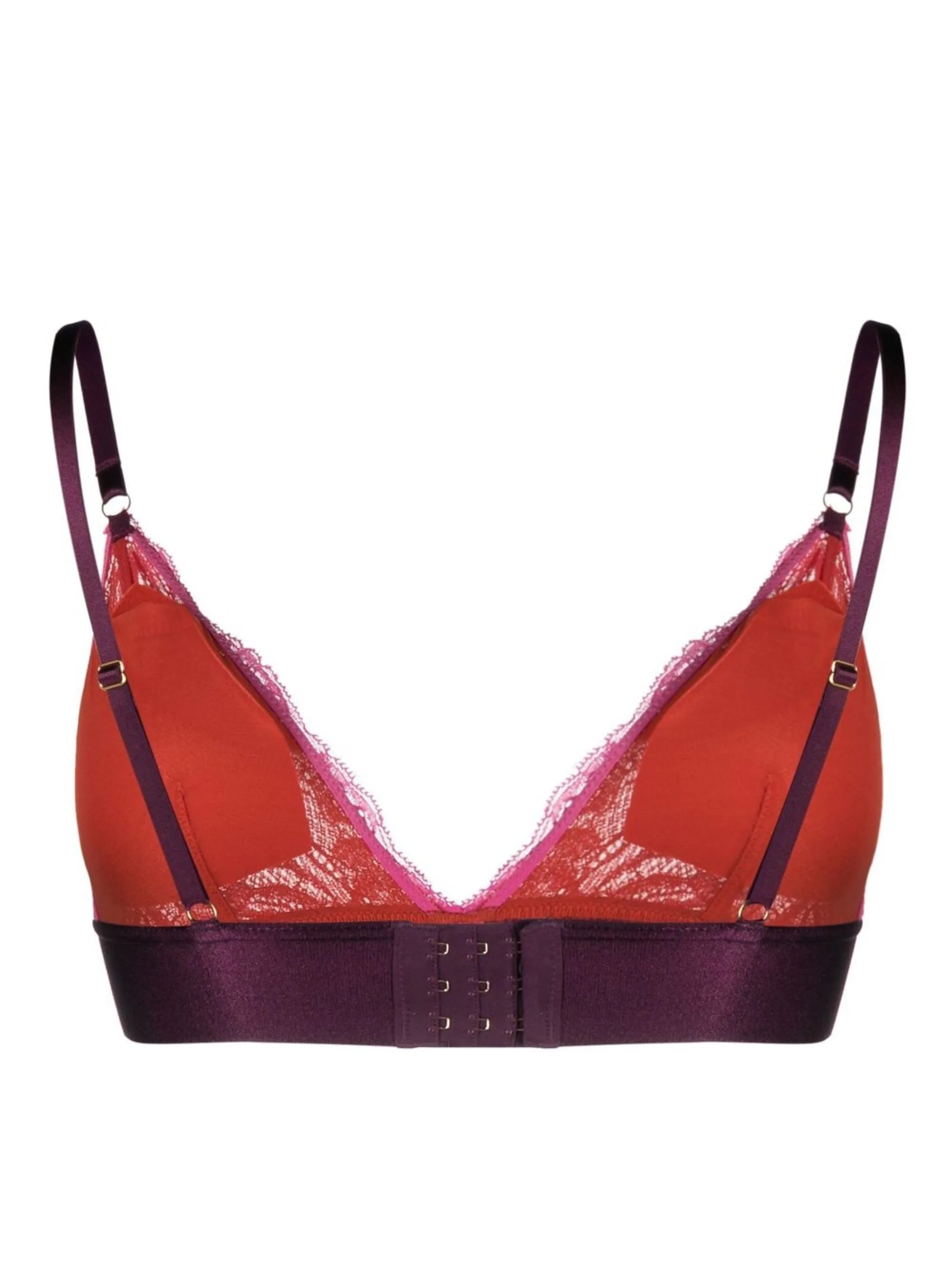 Alba lace padded triangle bra