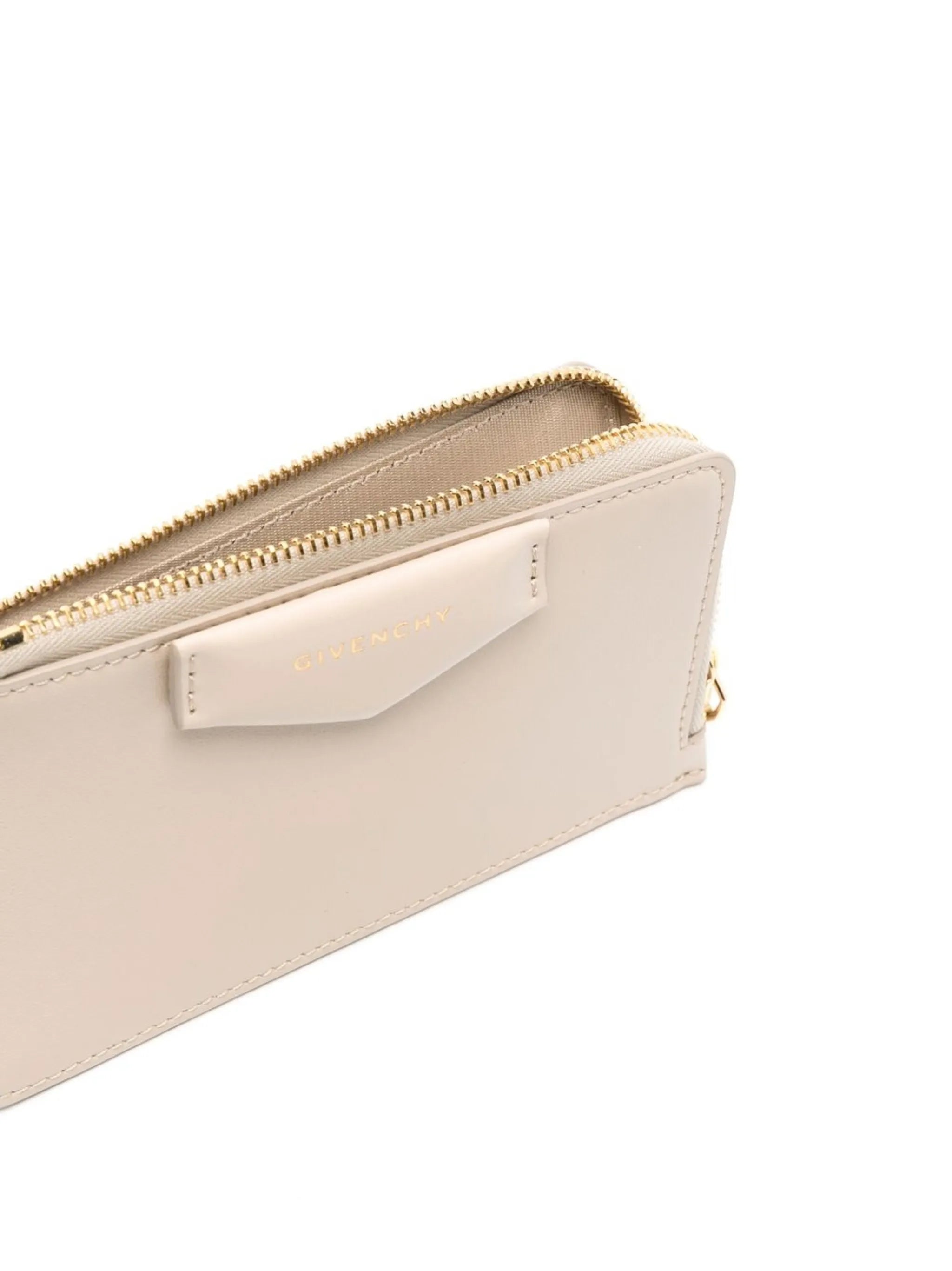 Antigona zipped leather cardholder