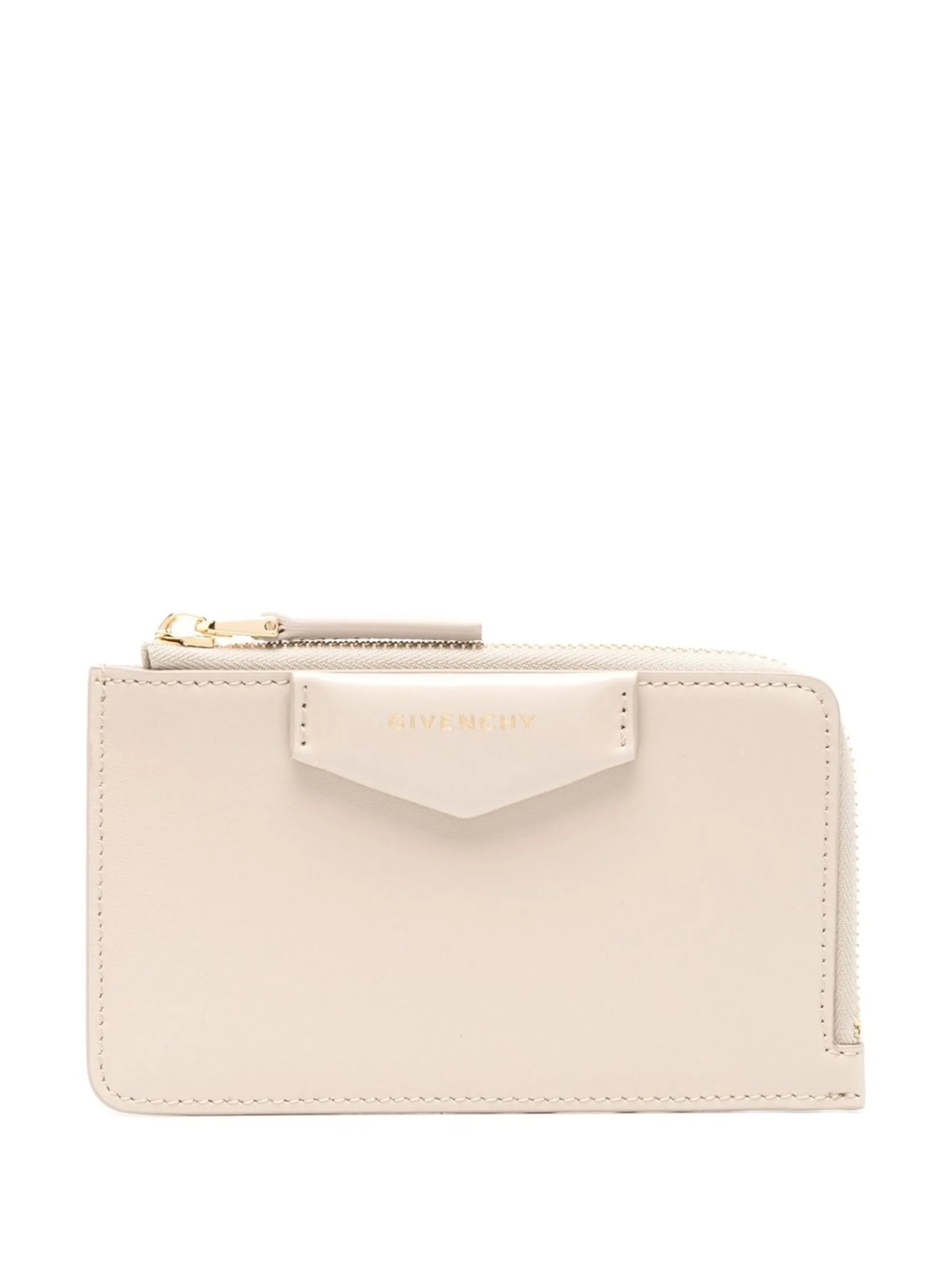 Antigona zipped leather cardholder