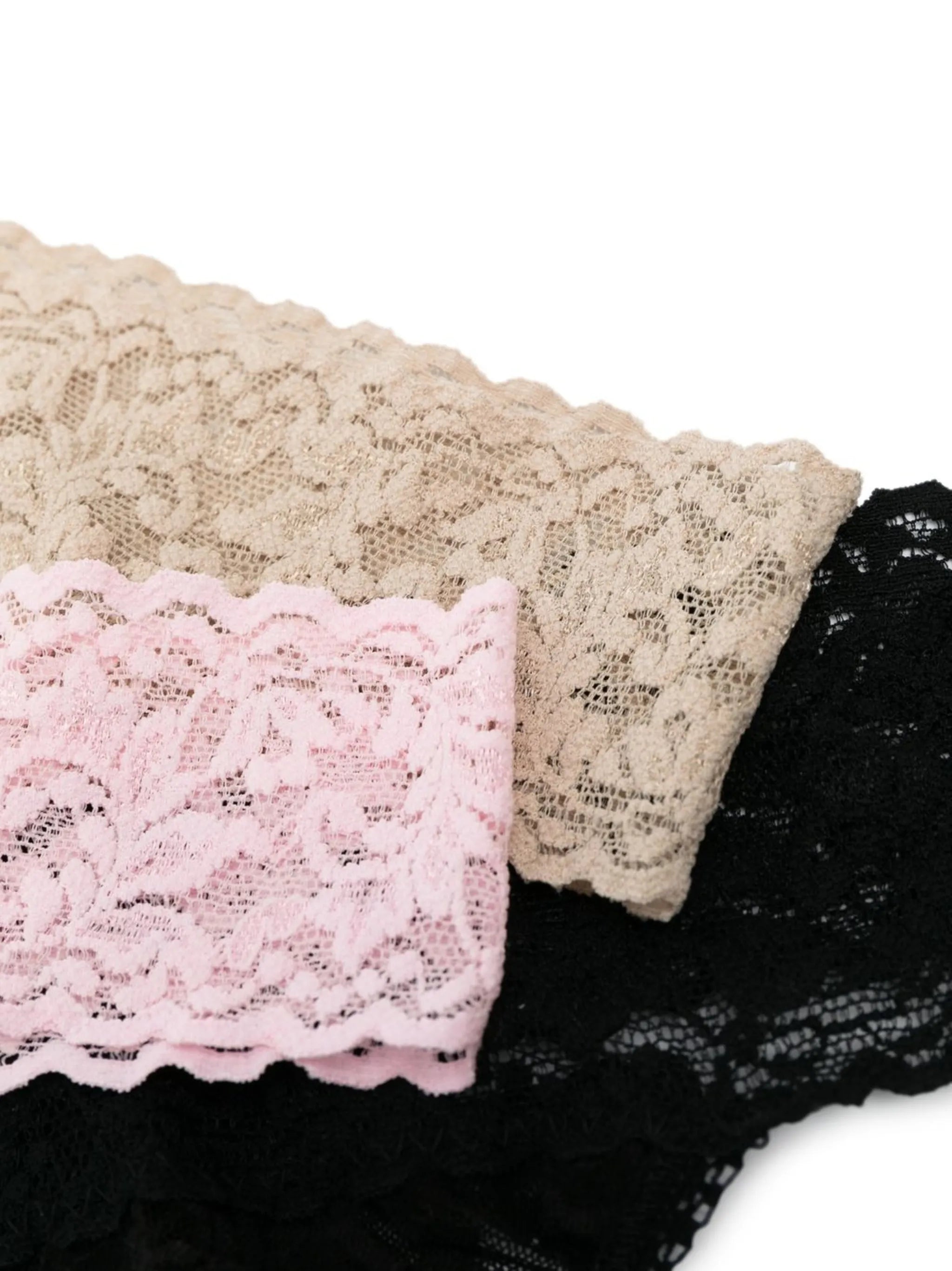 5-pack lace thongs