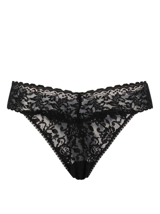 5-pack lace thongs