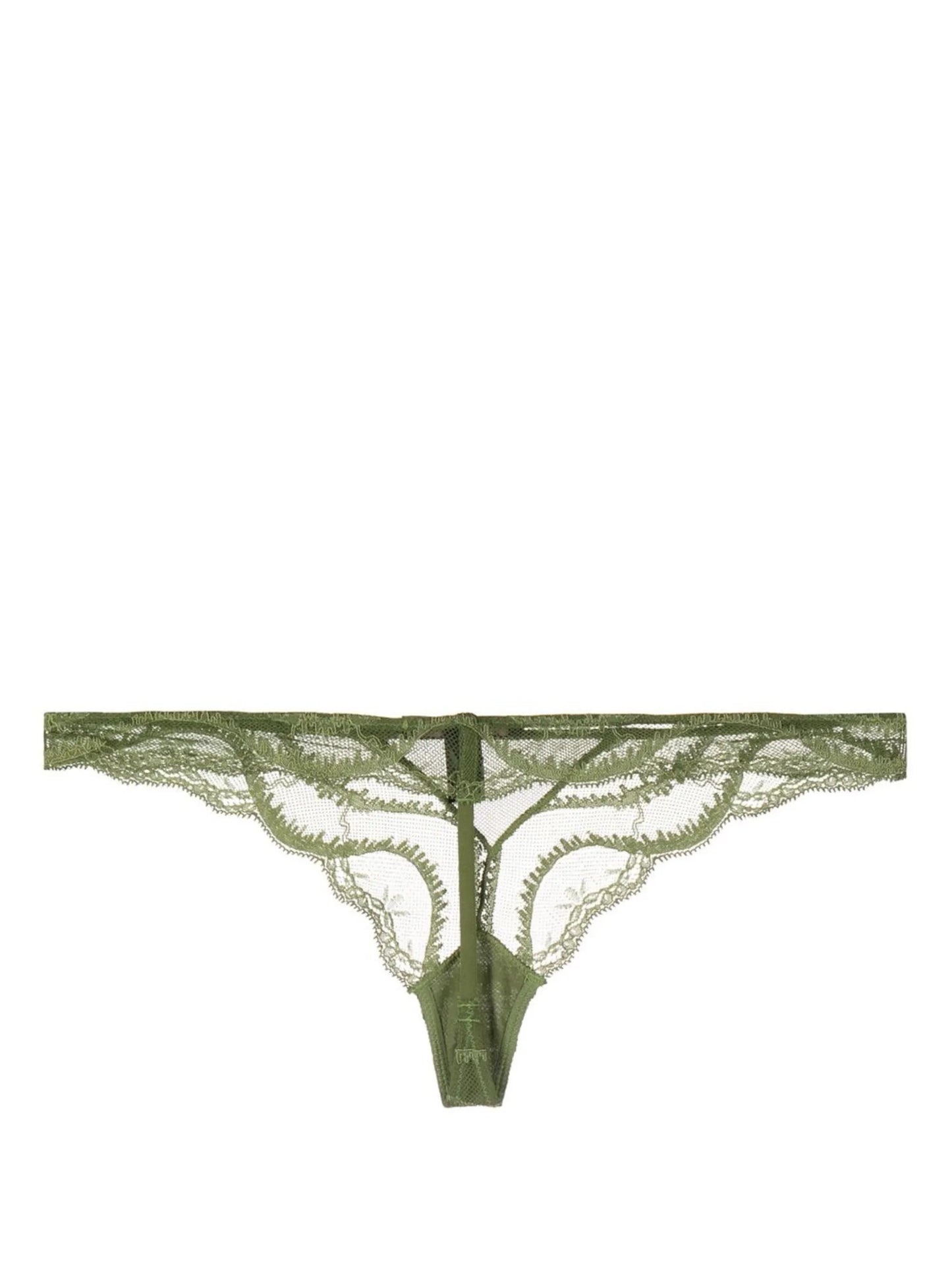 Leche Moi lace-trimmed thong
