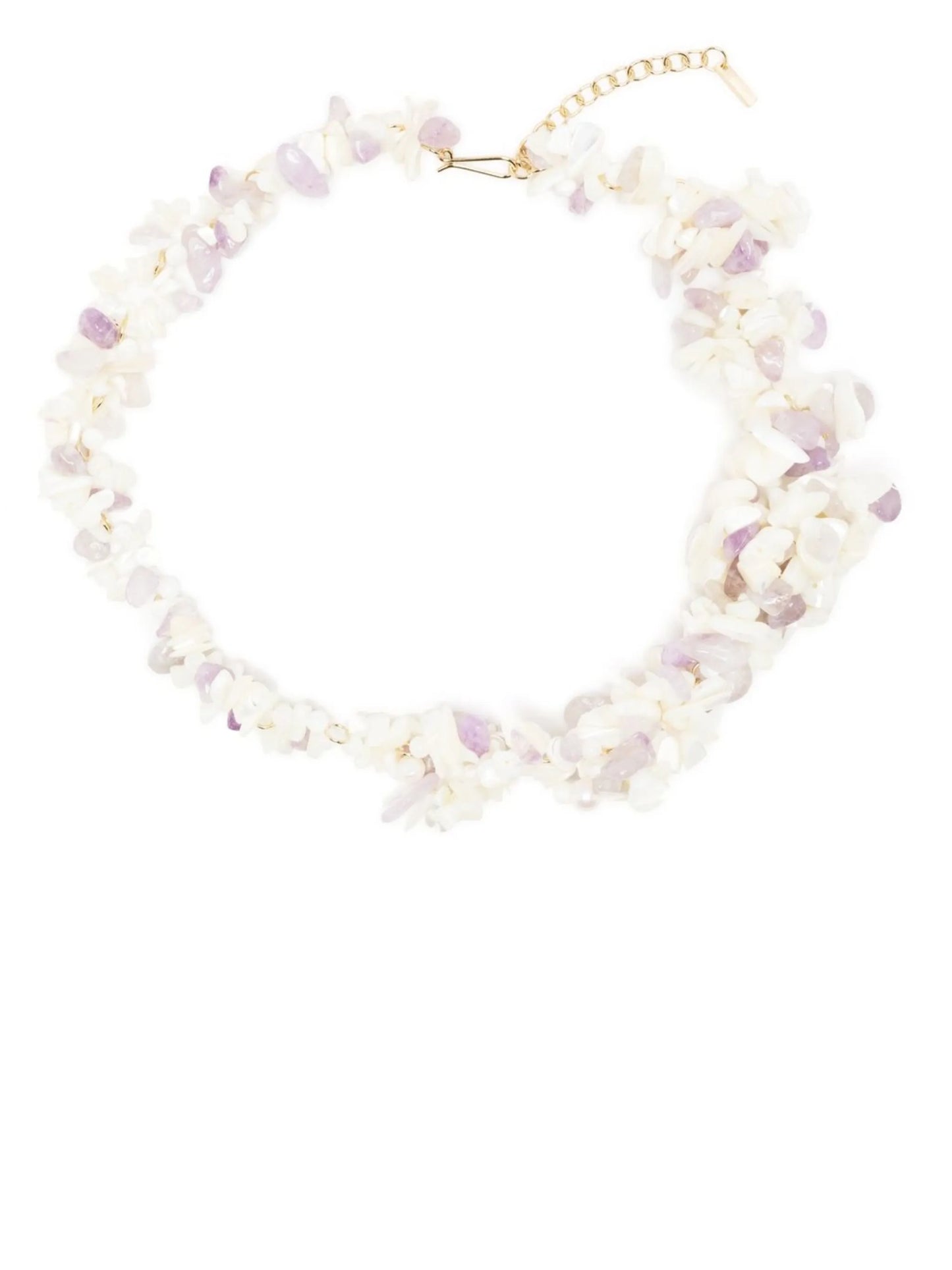 amethyst beaded necklace