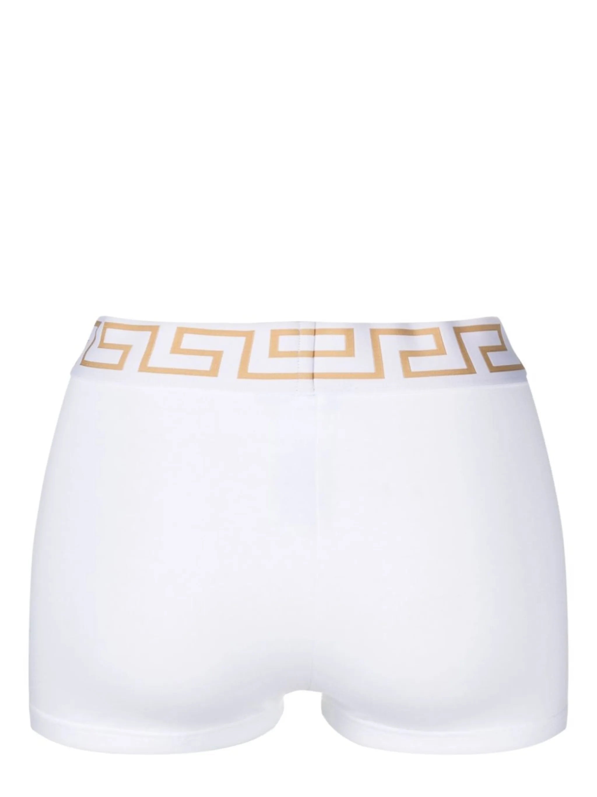 Greca-trim jersey boxer shorts