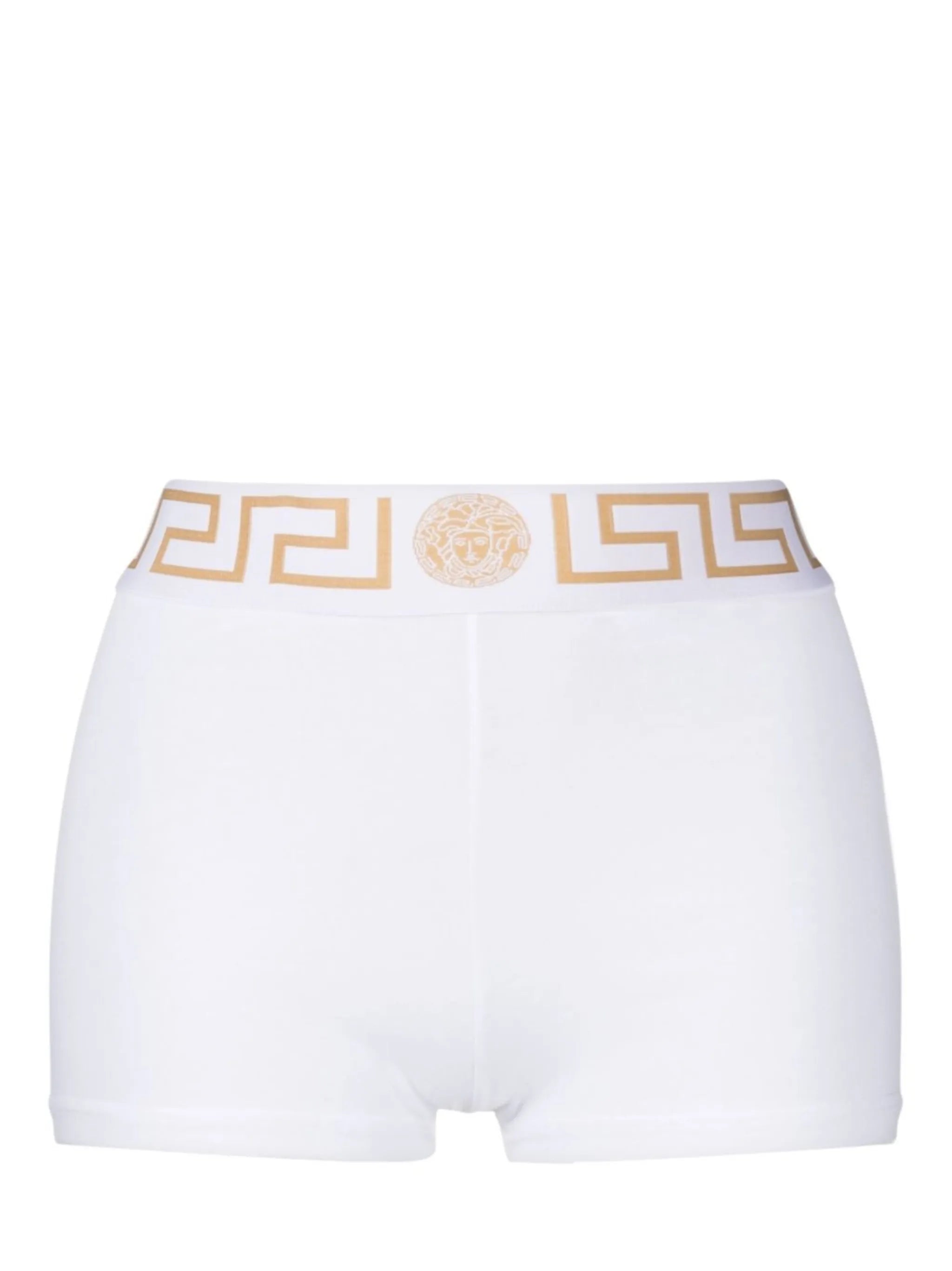 Greca-trim jersey boxer shorts