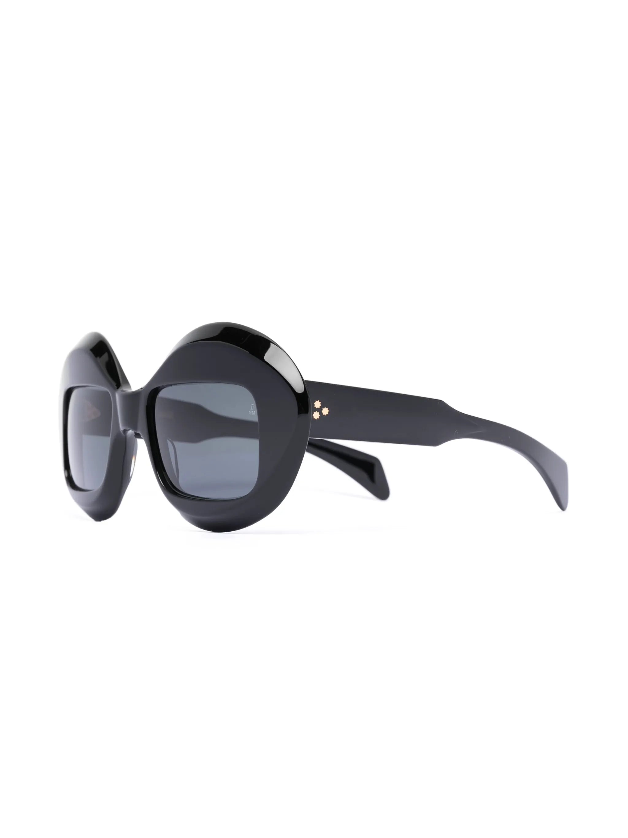 round-frame tinted sunglasses
