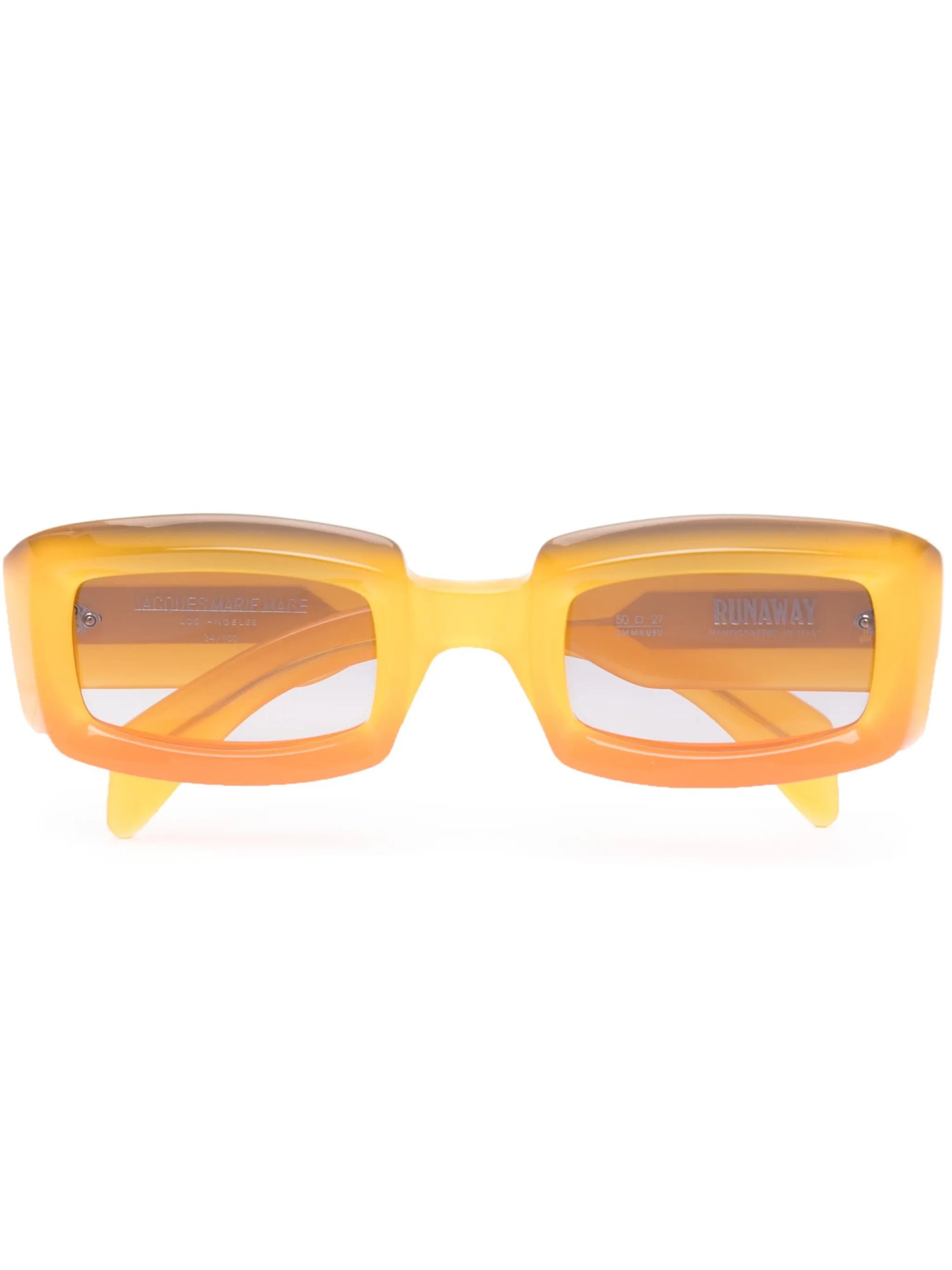 Runaway rectangle-frame sunglasses