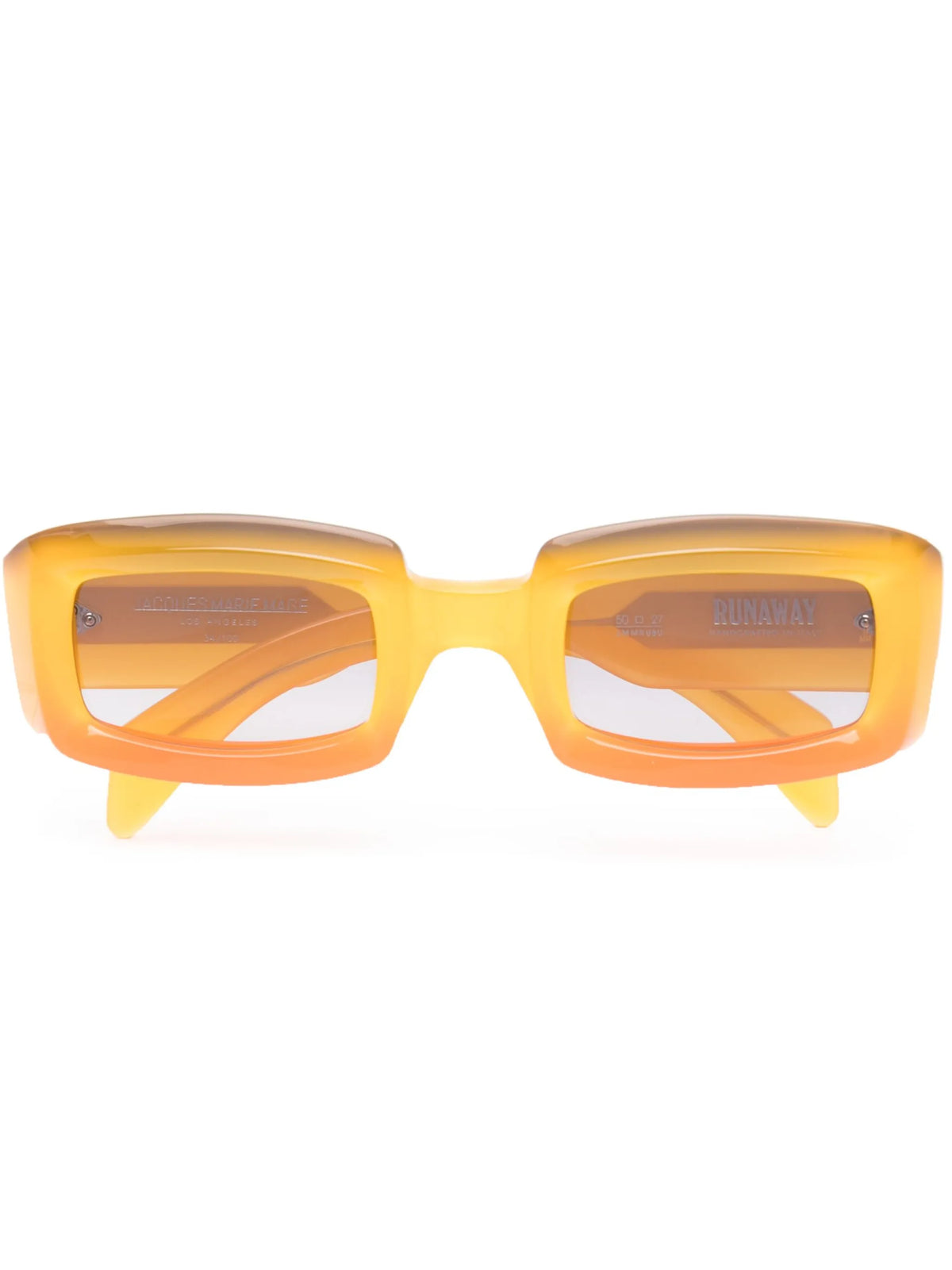 Runaway rectangle-frame sunglasses