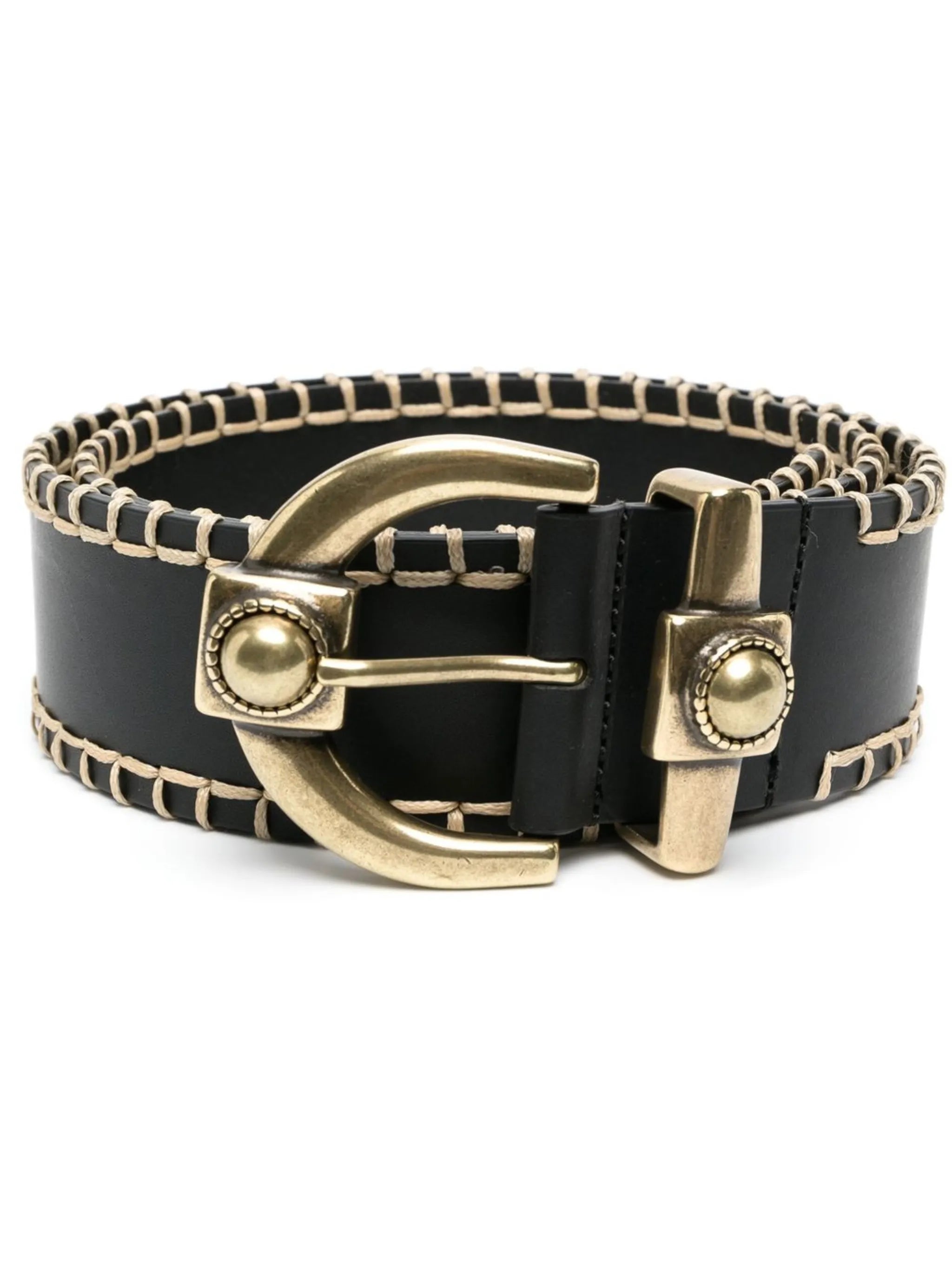 whipstitch leather belt