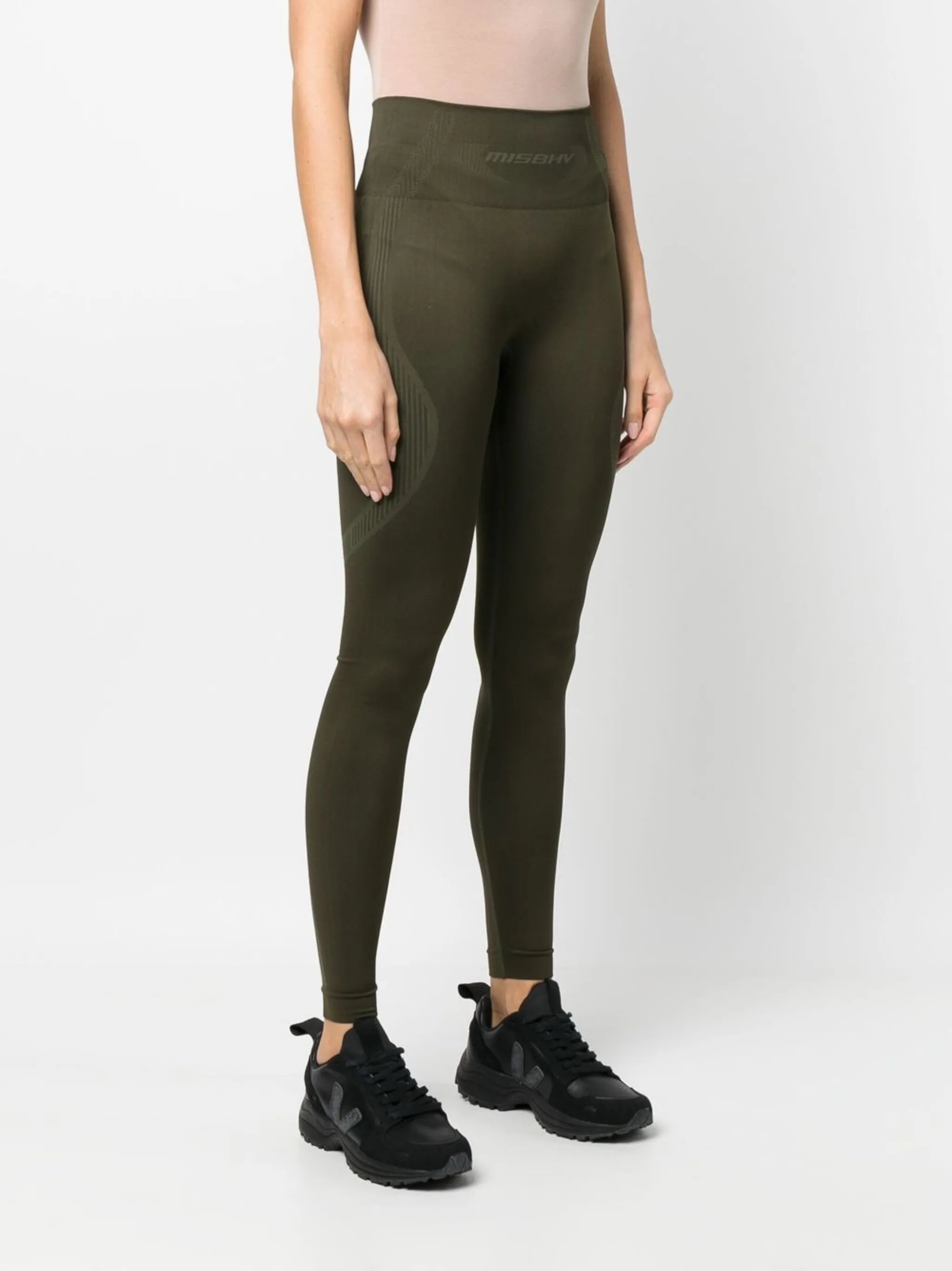 logo-print stretch leggings