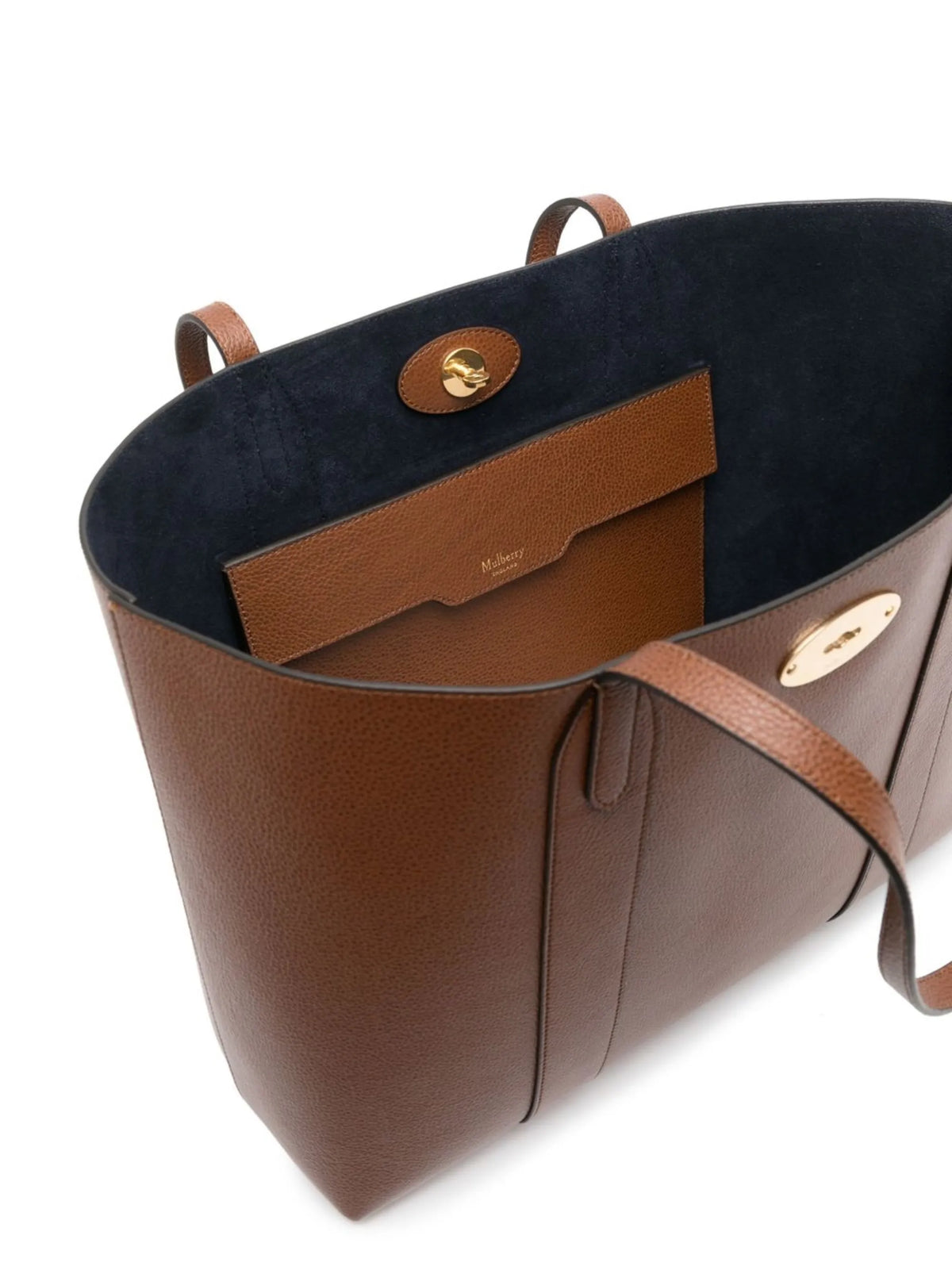 small Bayswater grained leather tote bag